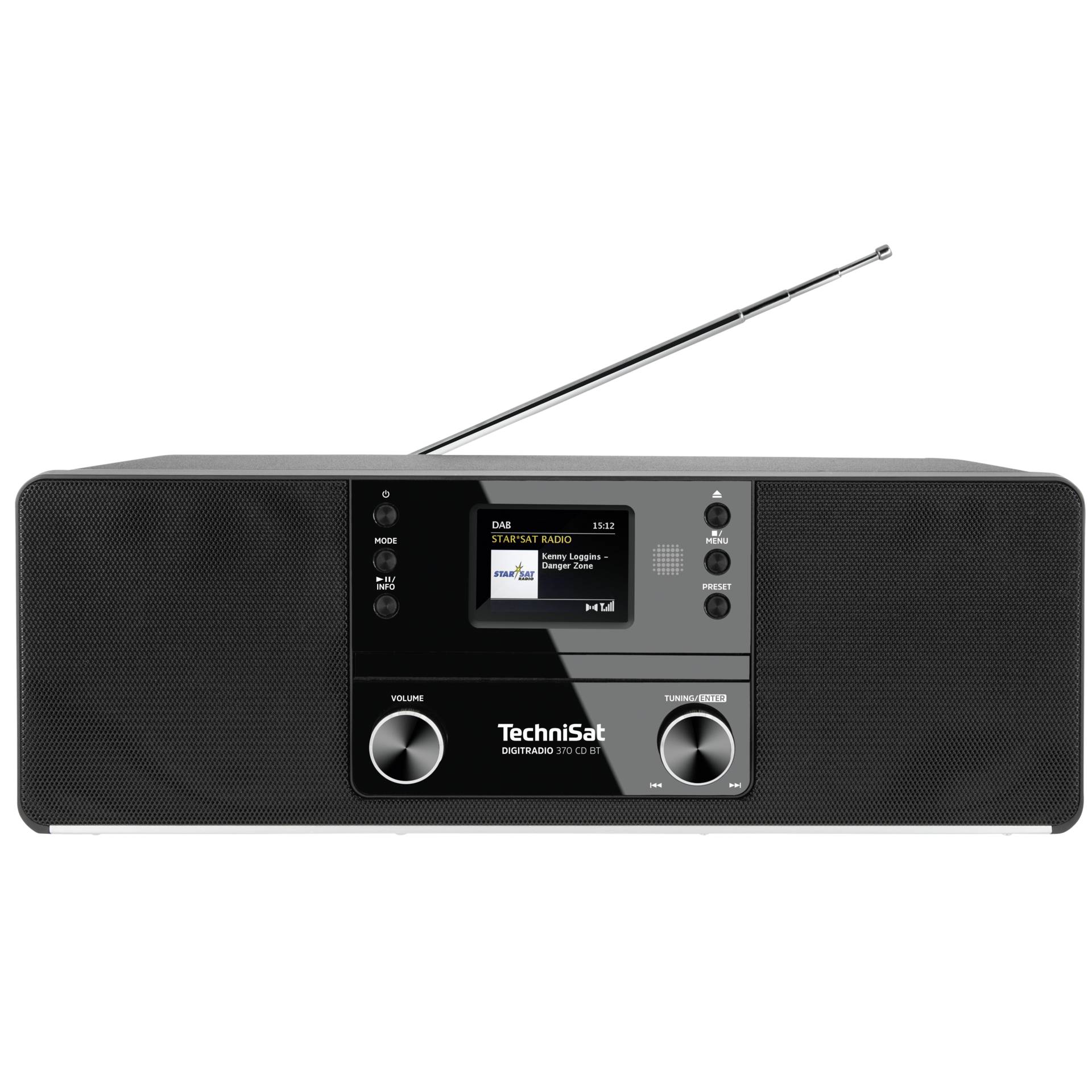 TechniSat DIGITRADIO 370 CD BT Persönlich Analog & Digital Schwarz