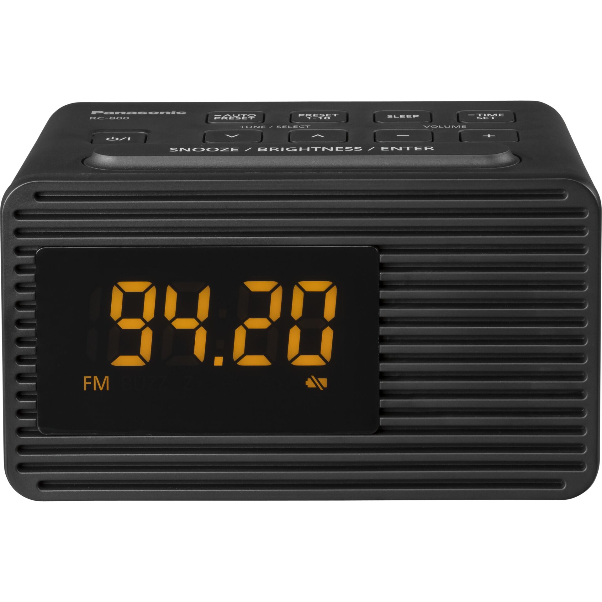 Panasonic RC-800EG-K Radio Uhr Schwarz