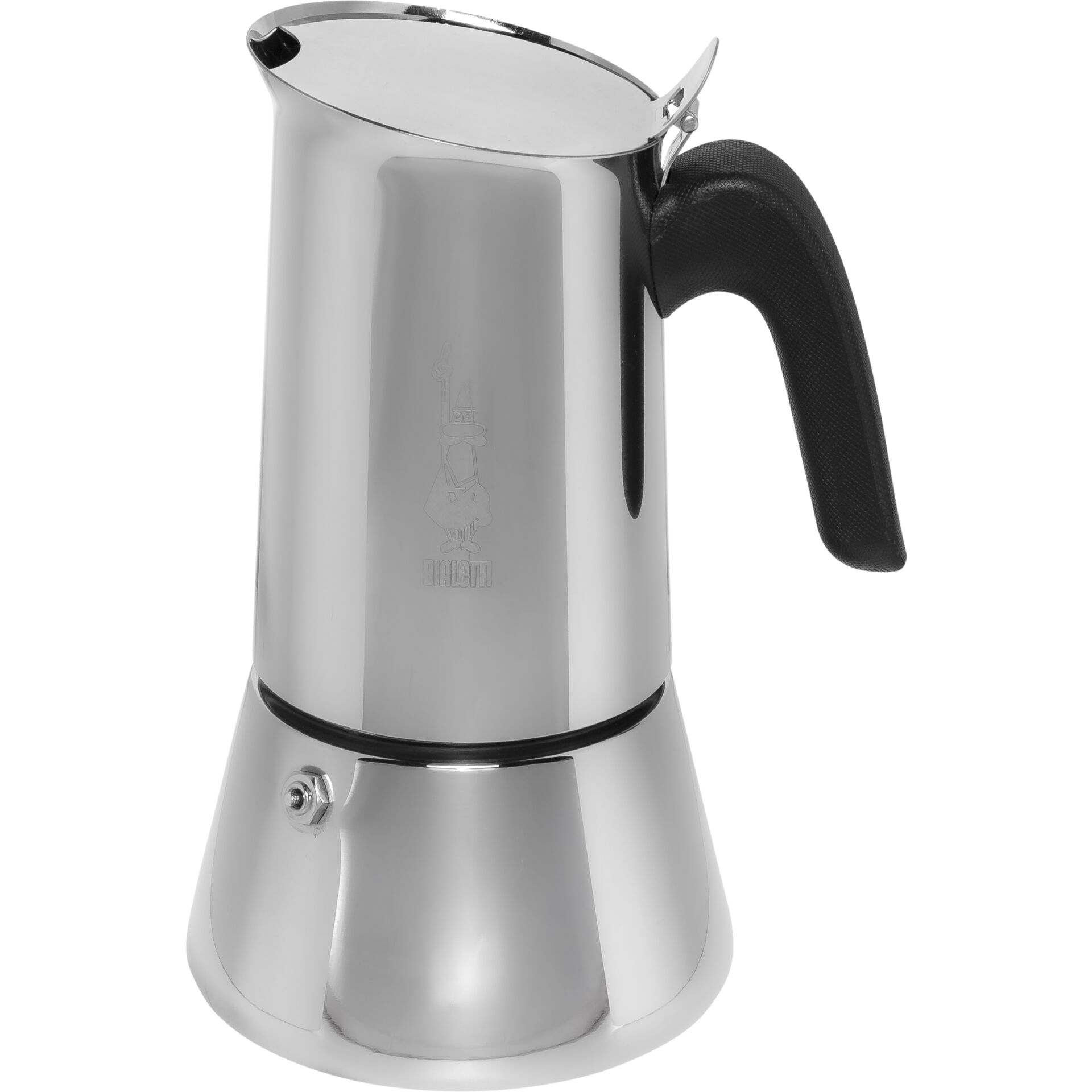 Bialetti Venus 10 Tassen Espressokanne, Edelstahl 