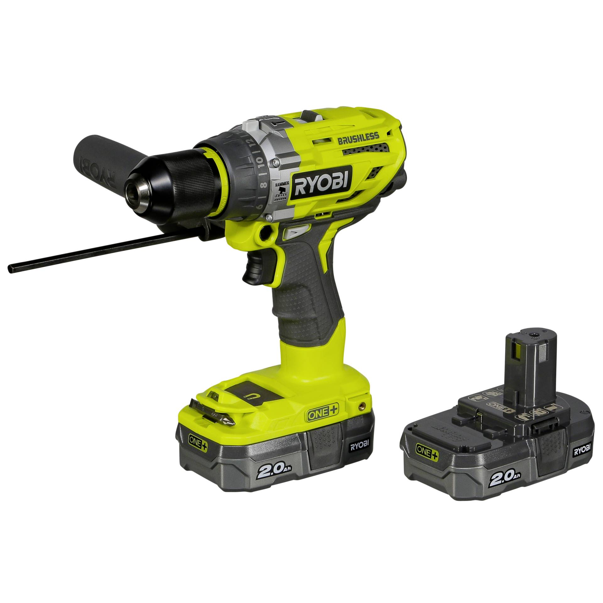 Ryobi R18PD7-220B 1800 RPM Ohne Schlüssel 1,7 kg Schwarz, Gelb