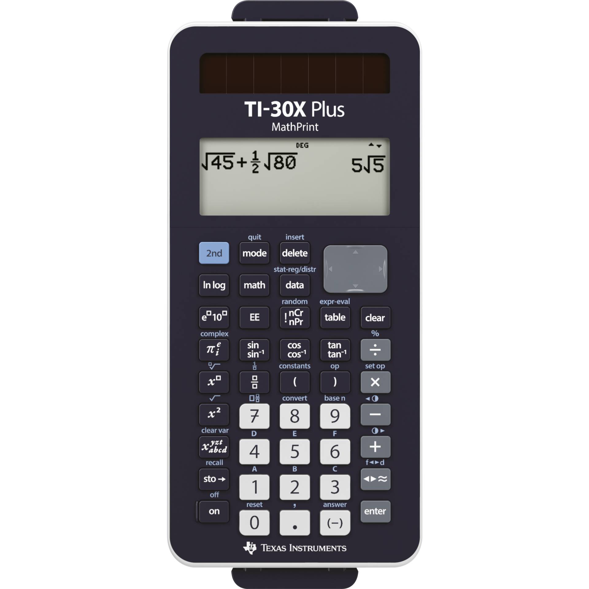 Texas Instruments TI-30X Taschenrechner Tasche Wissenschaftlicher Taschenrechner Schwarz