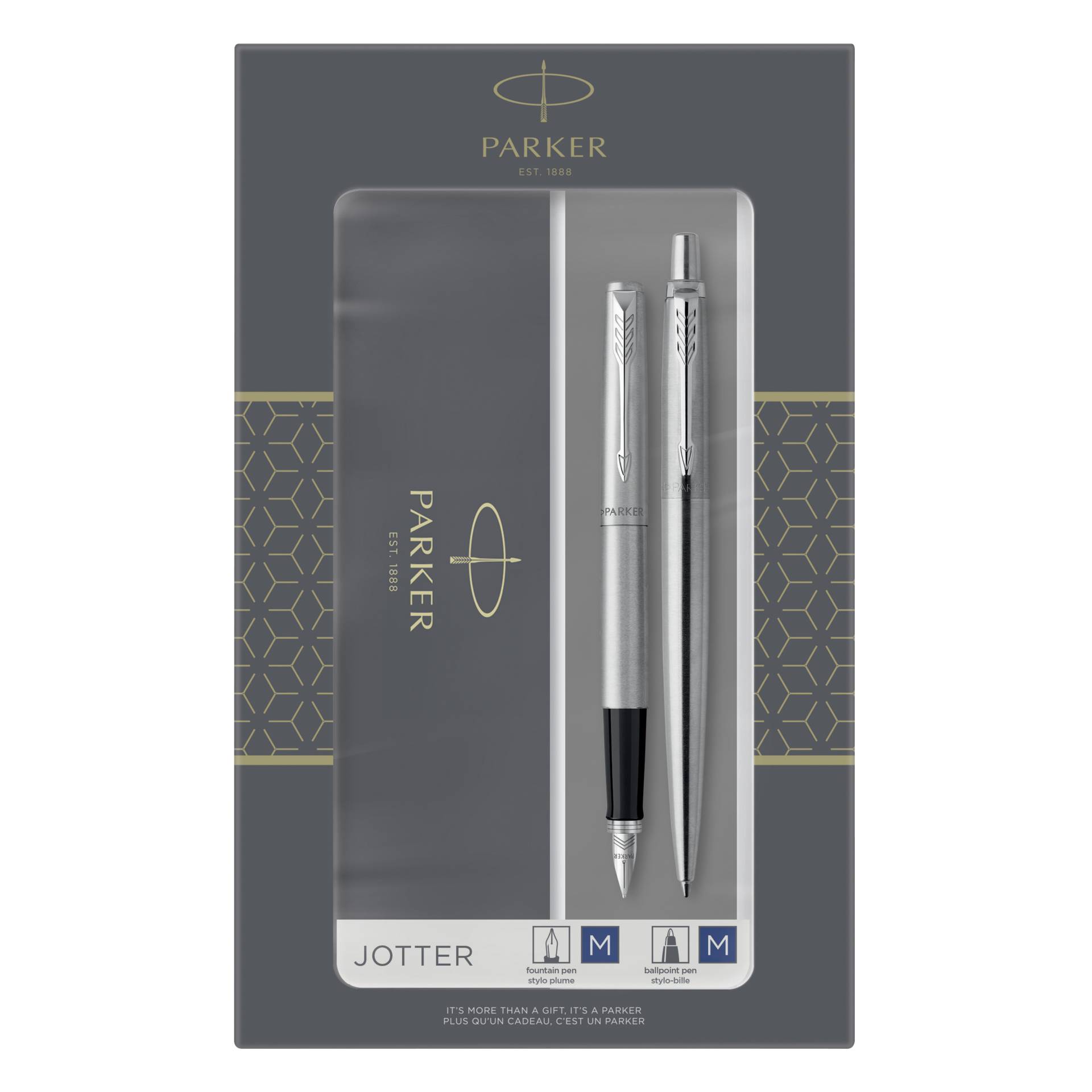 Parker Jotter Edelstahl C.C. DuoSet inkl. Geschenkbox