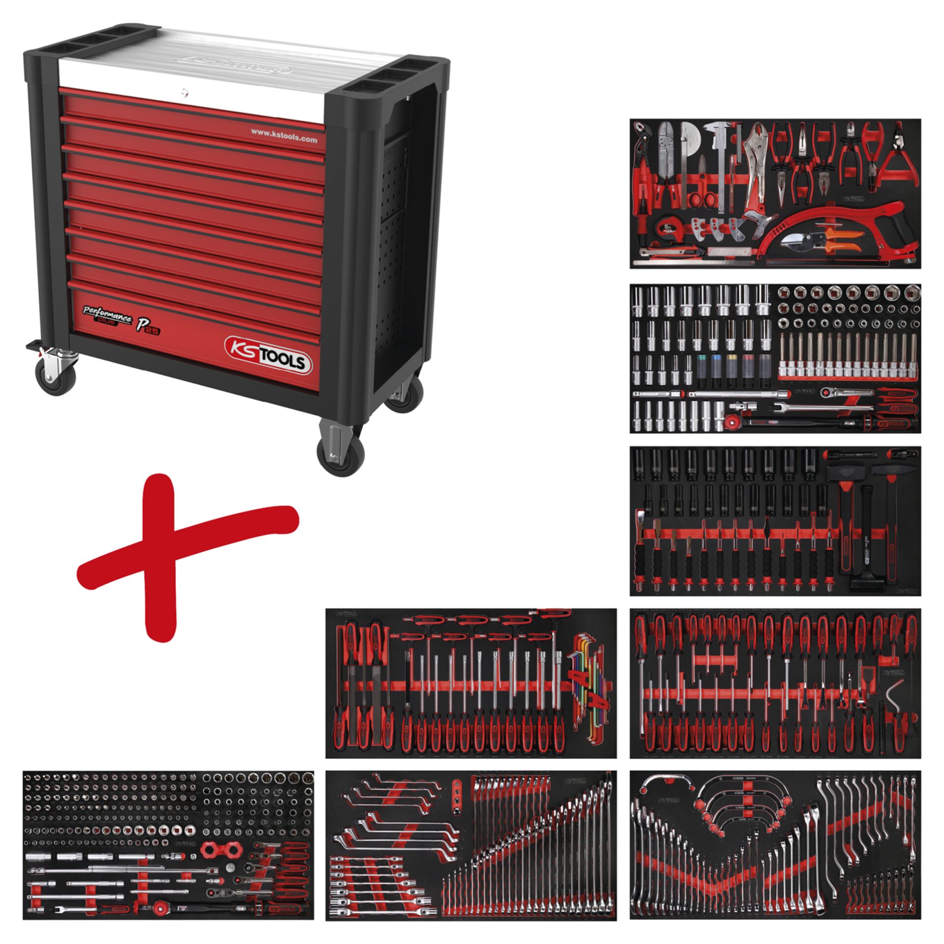 KS Tools 825.8564 Werkzeugwagen