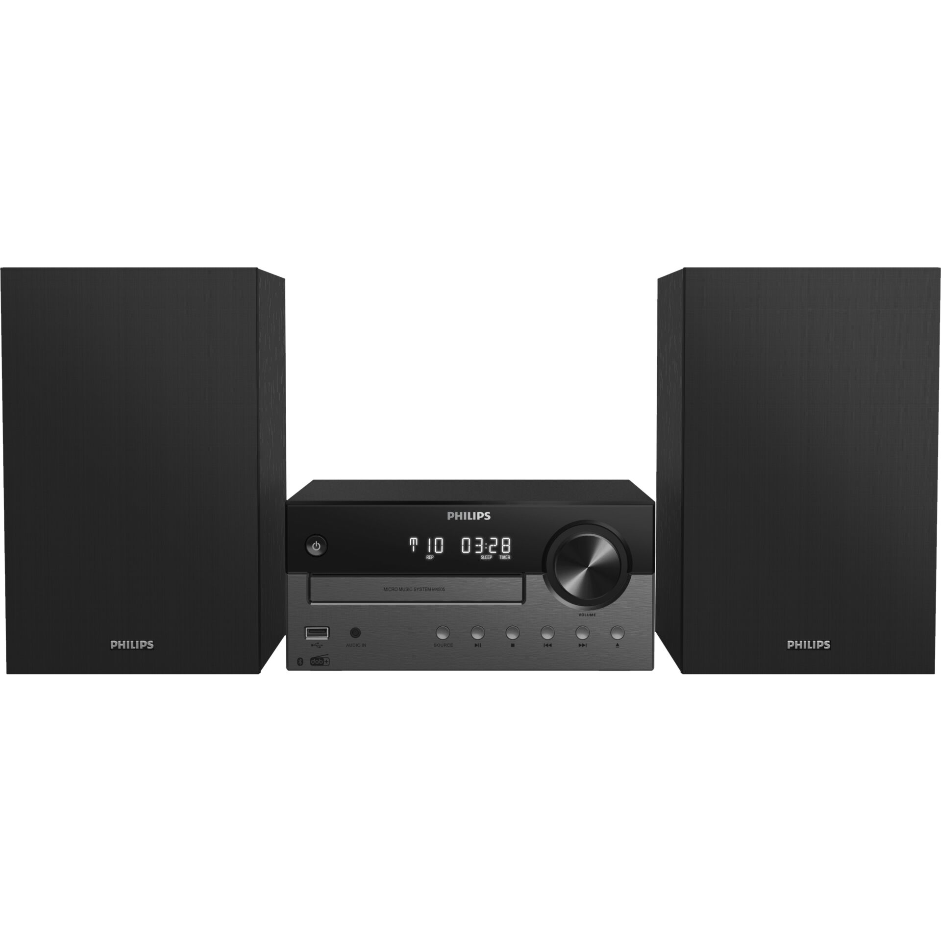 Philips TAM4505/12 Home-Stereoanlage Heim-Audio-Mikrosystem 60 W Schwarz, Grau