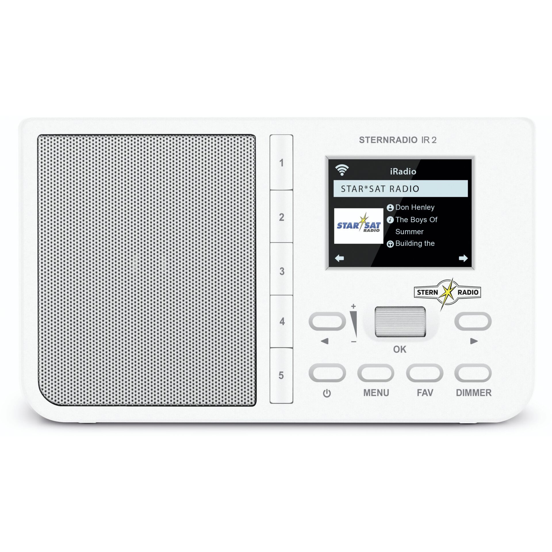 TechniSat Sternradio IR2 weiß 