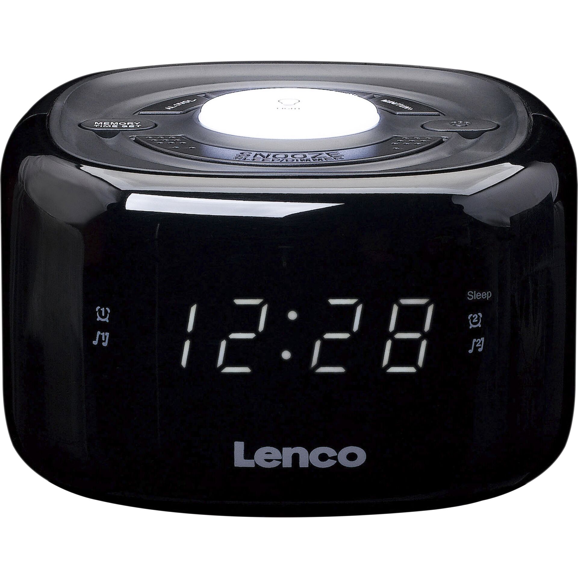 Lenco CR-12BK Uhr Digital Schwarz