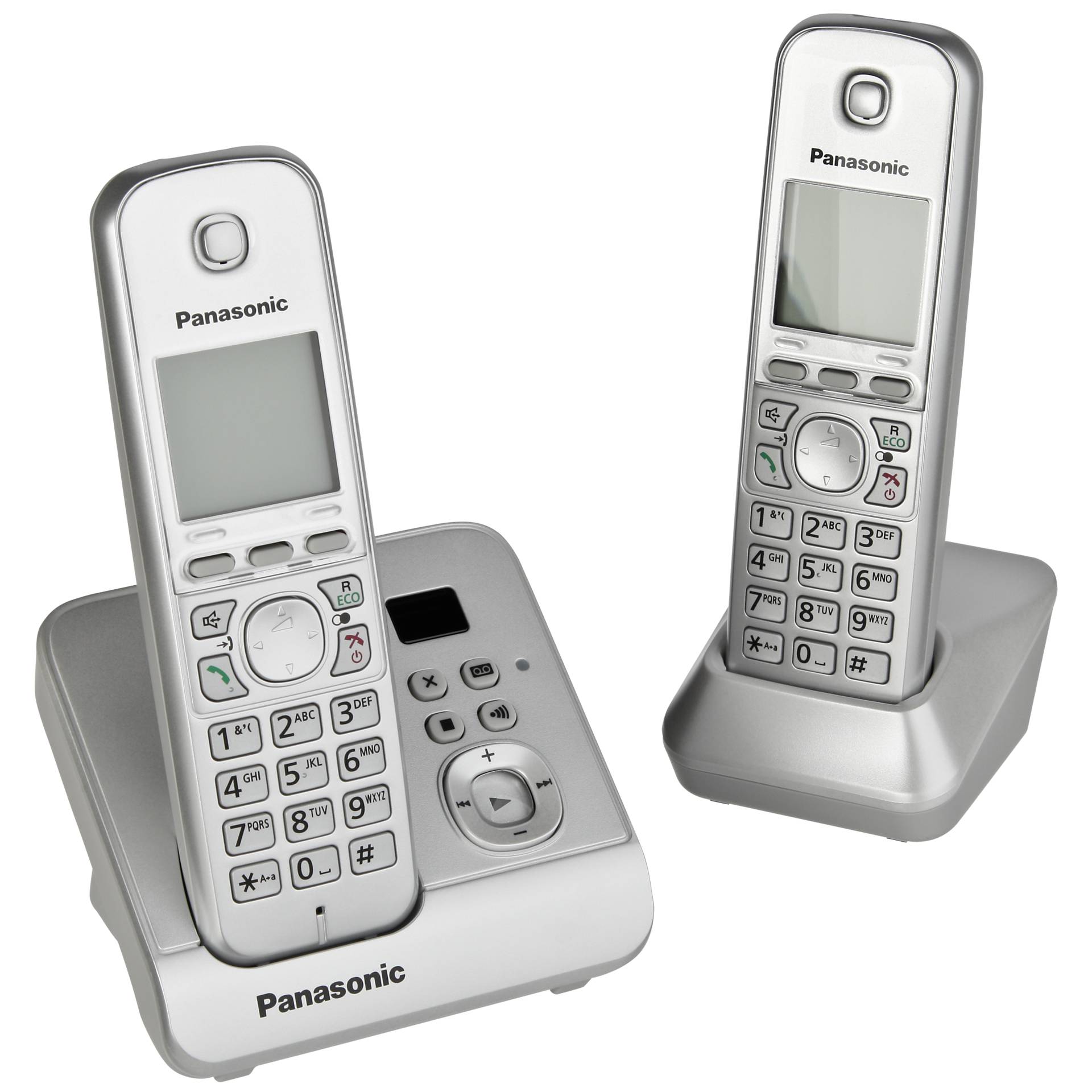 Panasonic KX-TG6722 DECT-Telefon Silber