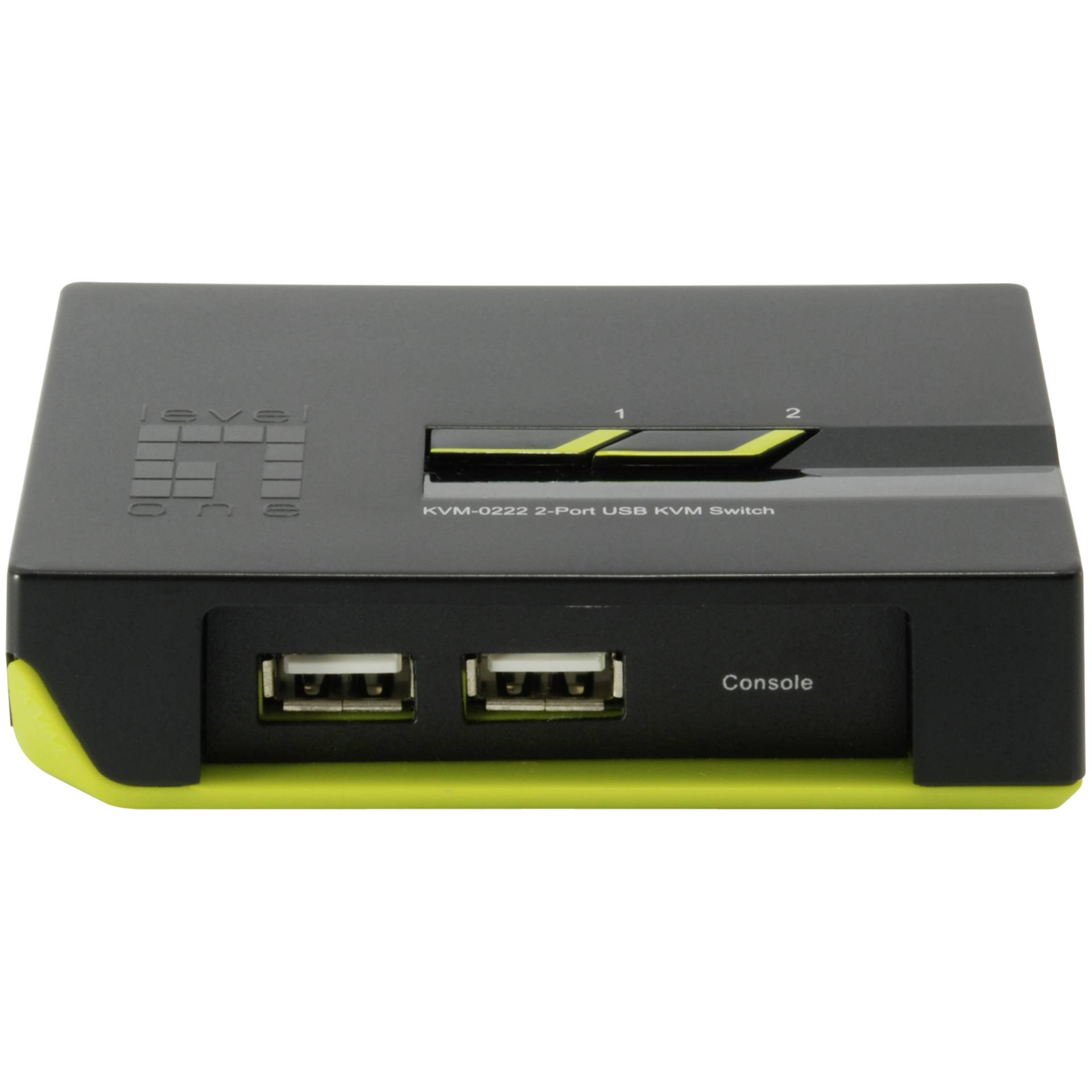 Umsch. LevelOne KVM-0222 2-fach USB 