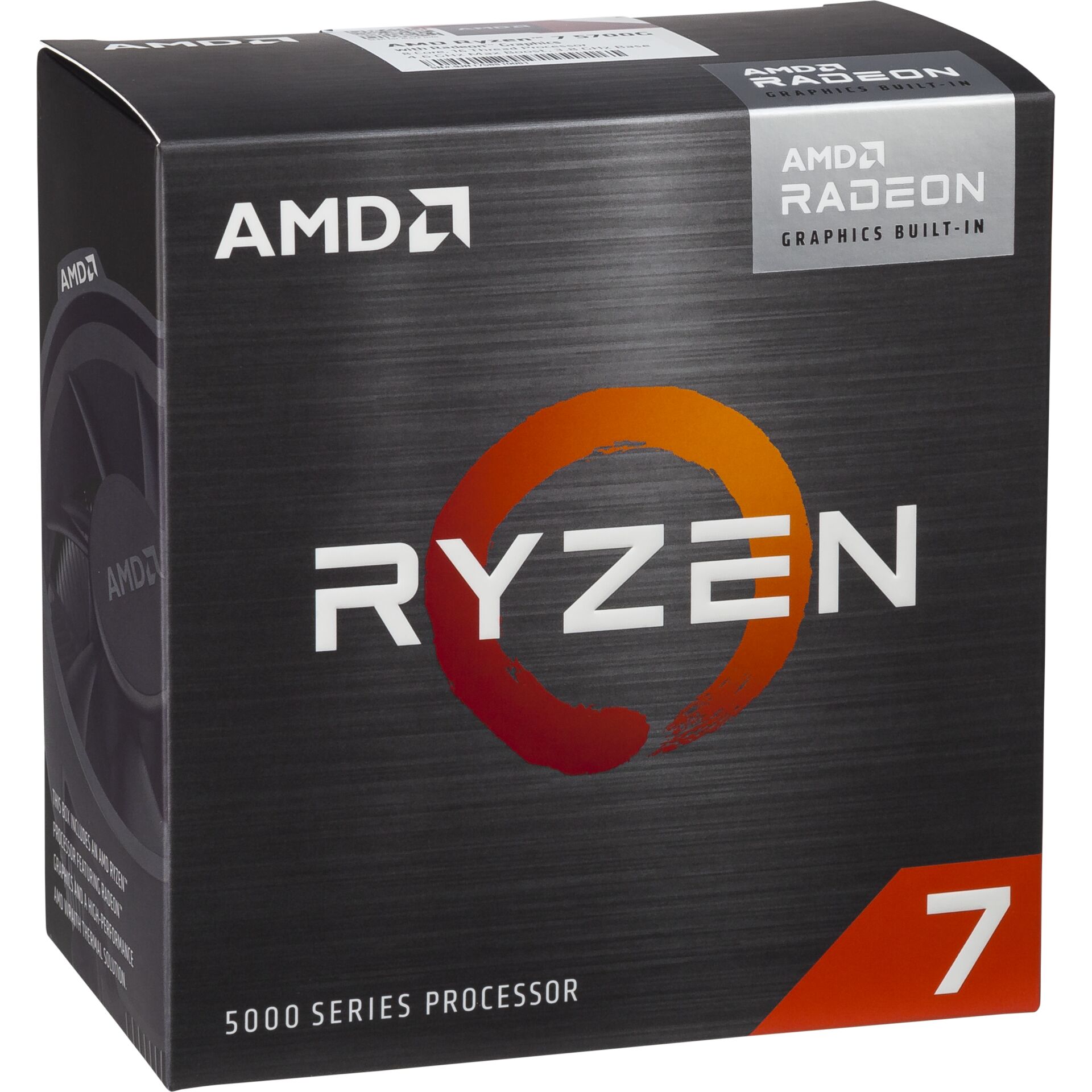 AMD Ryzen 7 5700G, 8C/16T, 3.80-4.60GHz, boxed AM4 (PGA), Cezanne CPU
