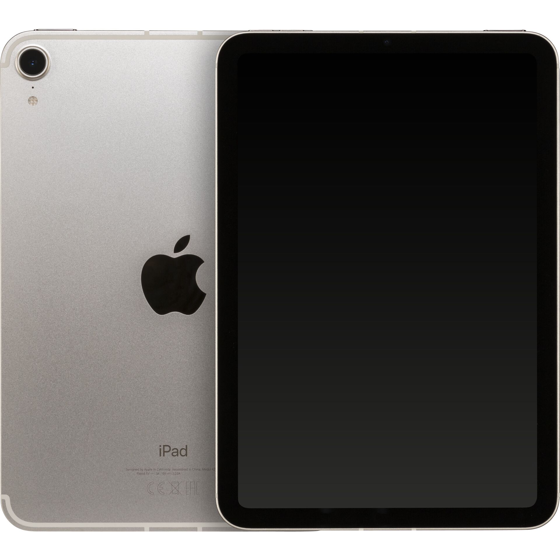 Apple iPad mini 6 256GB, 5G, Polarstern, Apple A15 Bionic (iGPU), 8.3, 2266x1488, 327ppi, Multi-Touch, Digitizer, IPS