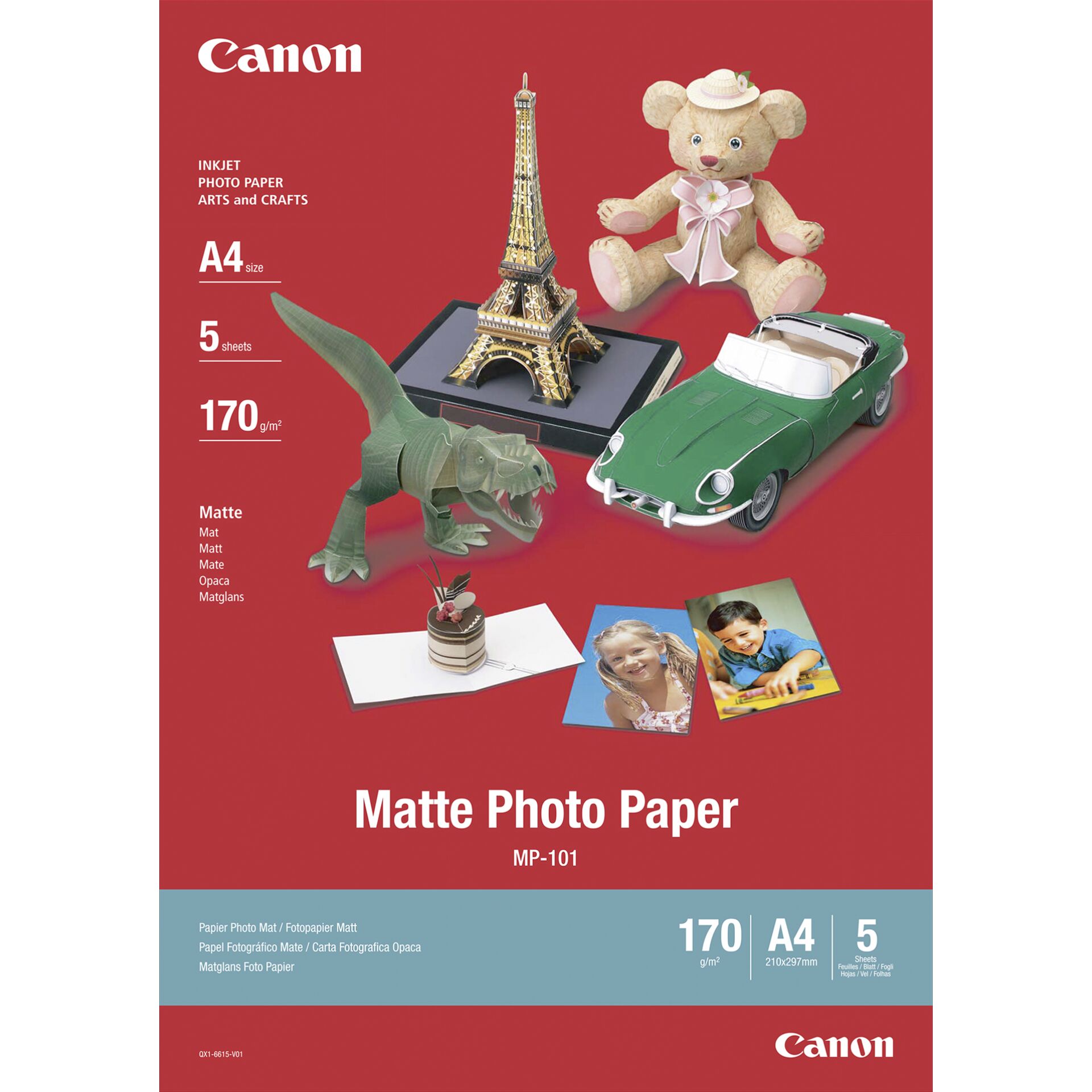 Canon MP-101 Fotopapier A4 170g 5 Blatt 