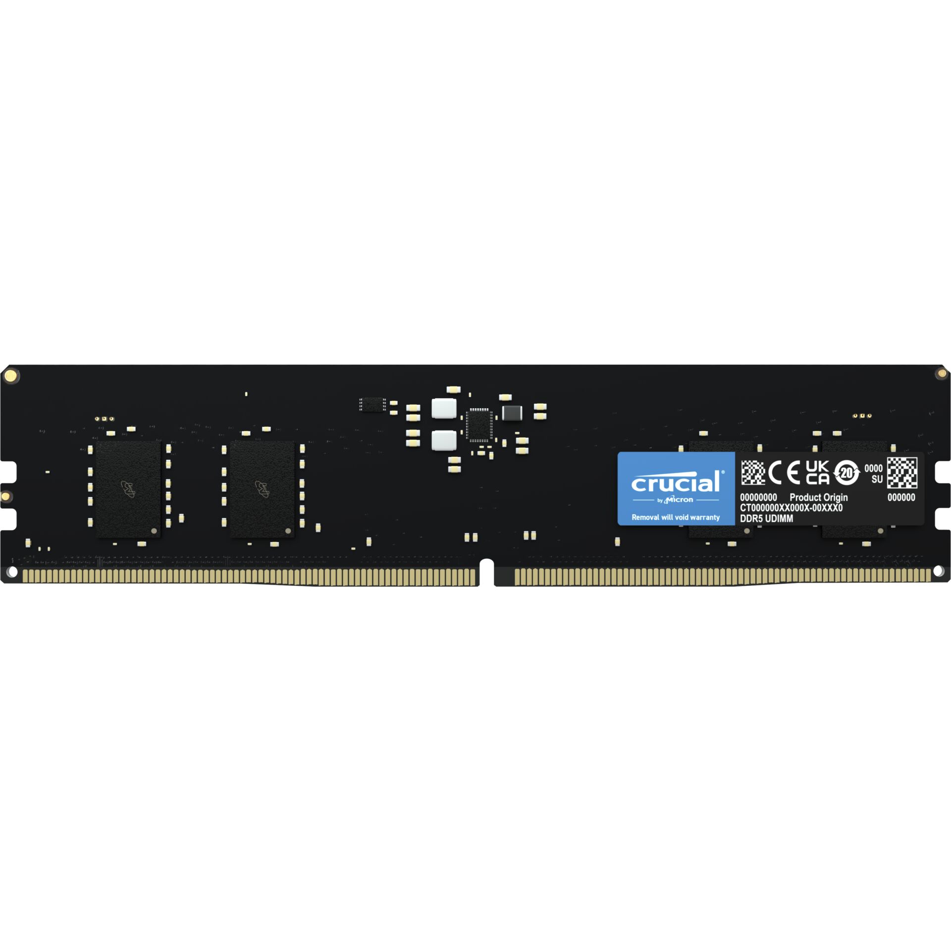 DDR5RAM 8GB DDR5-4800 Crucial on-die ECC, CL40-39-39 