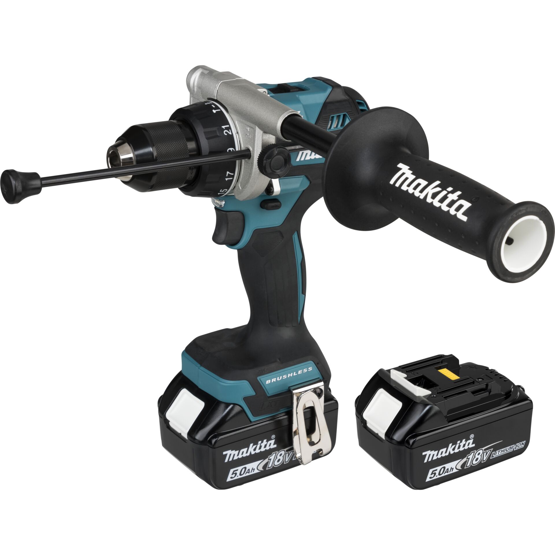 Makita DHP486RTJ Bohrmaschine 2100 RPM 2,7 kg Schwarz, Blau