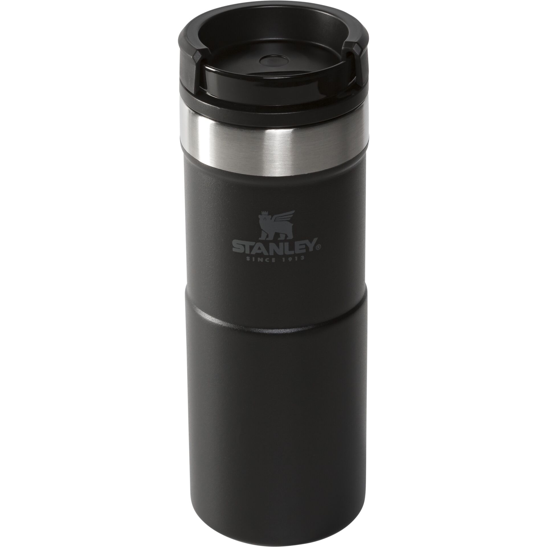 Stanley NeverLeak Travel Mug 0,35 L Matte Black Pebble