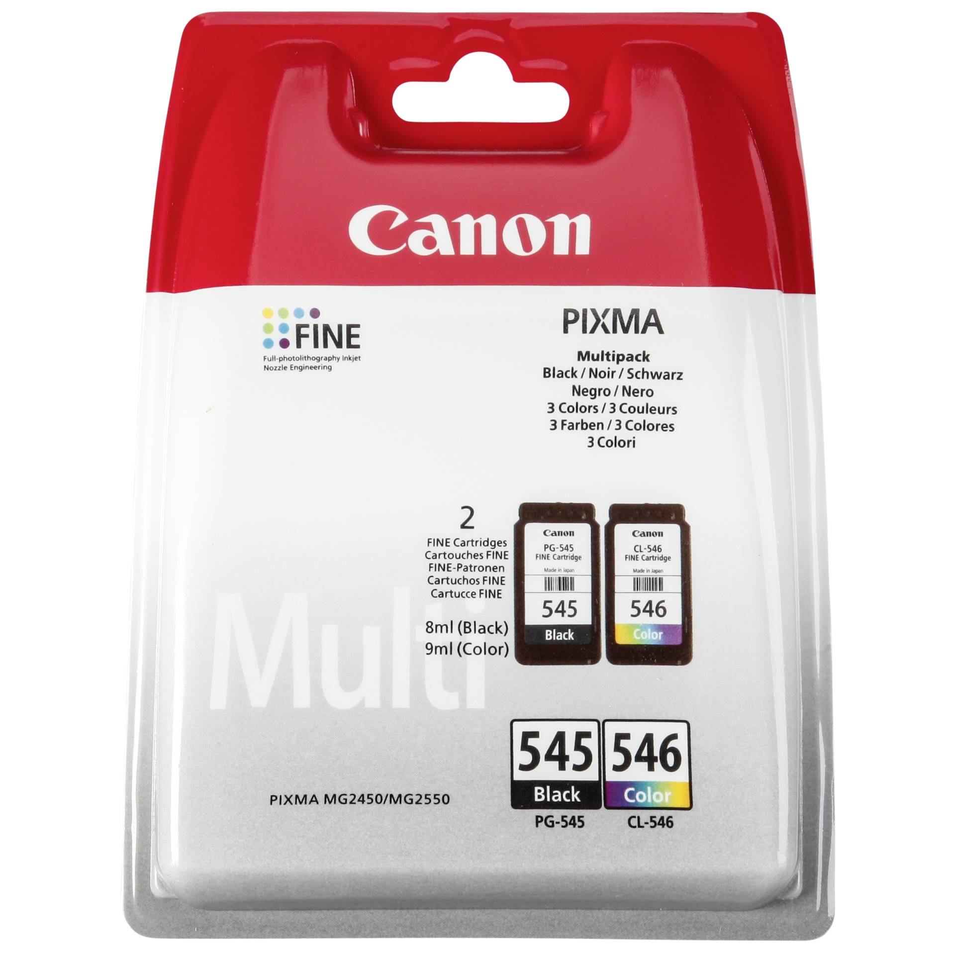 Canon PG-545/CL-546 Tinte schwarz/farbig Multipack 