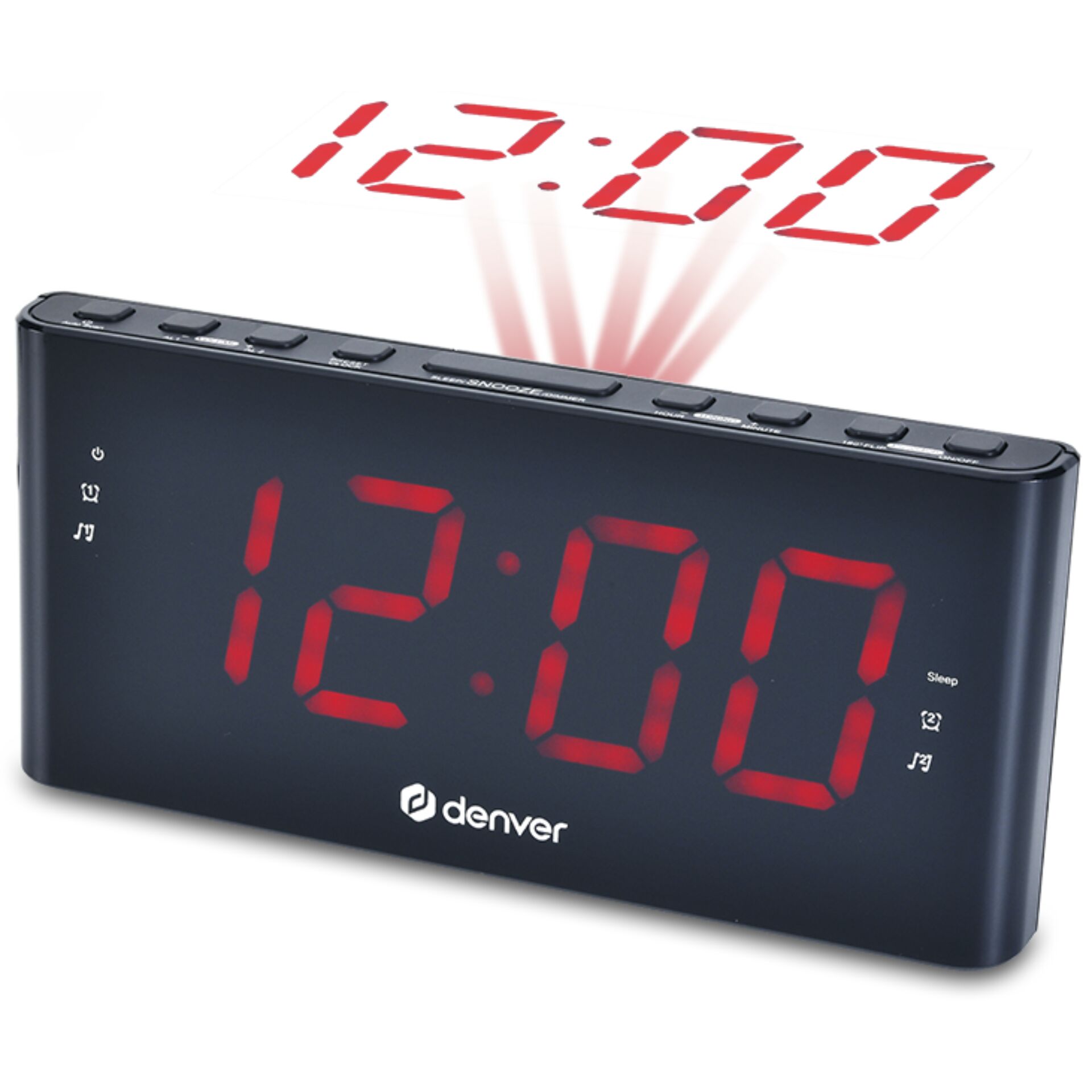 Denver CPR-710 Wecker Digitaler Wecker Schwarz