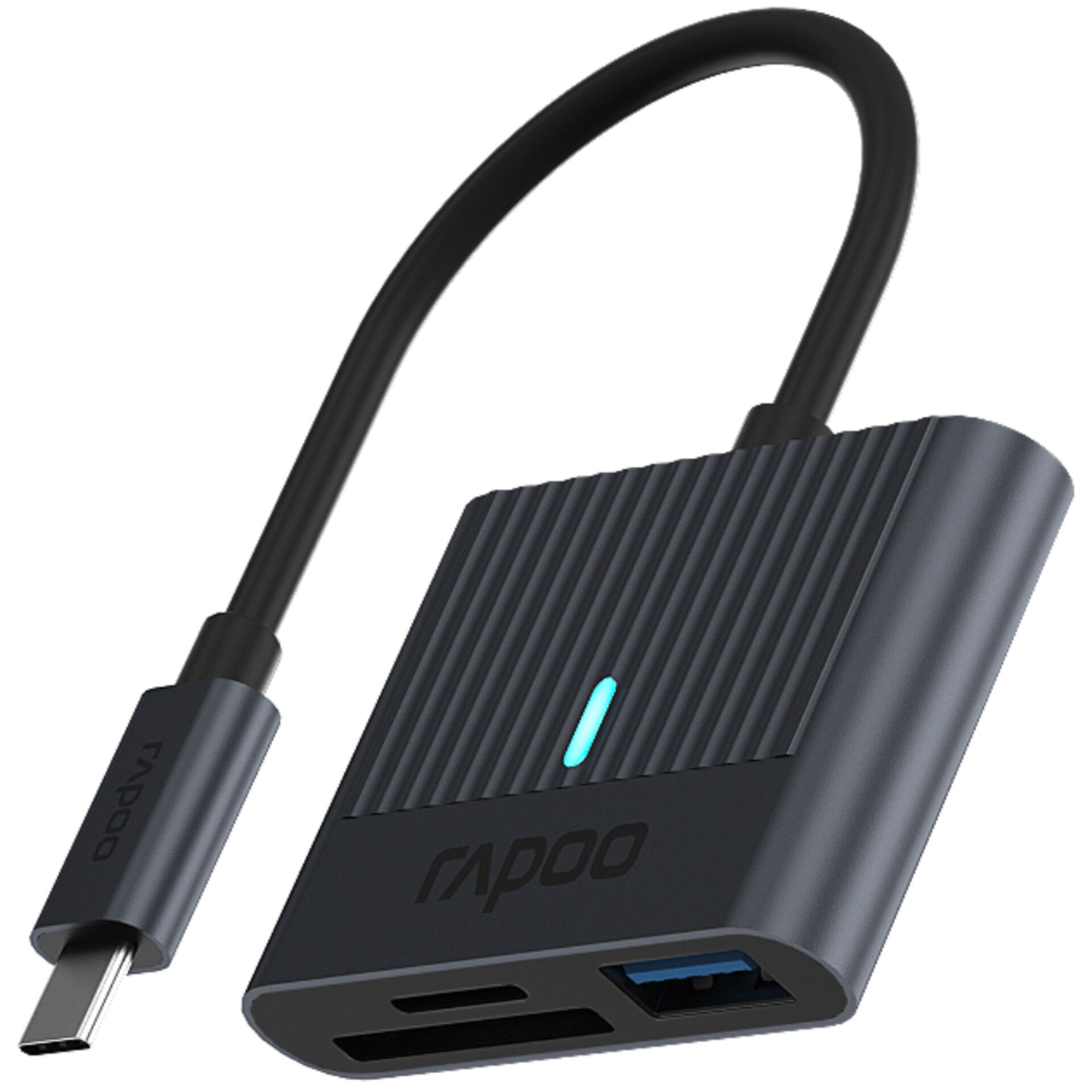 Rapoo UCR-3001 Kartenleser USB 3.2 Gen 1 (3.1 Gen 1) Type-C Schwarz