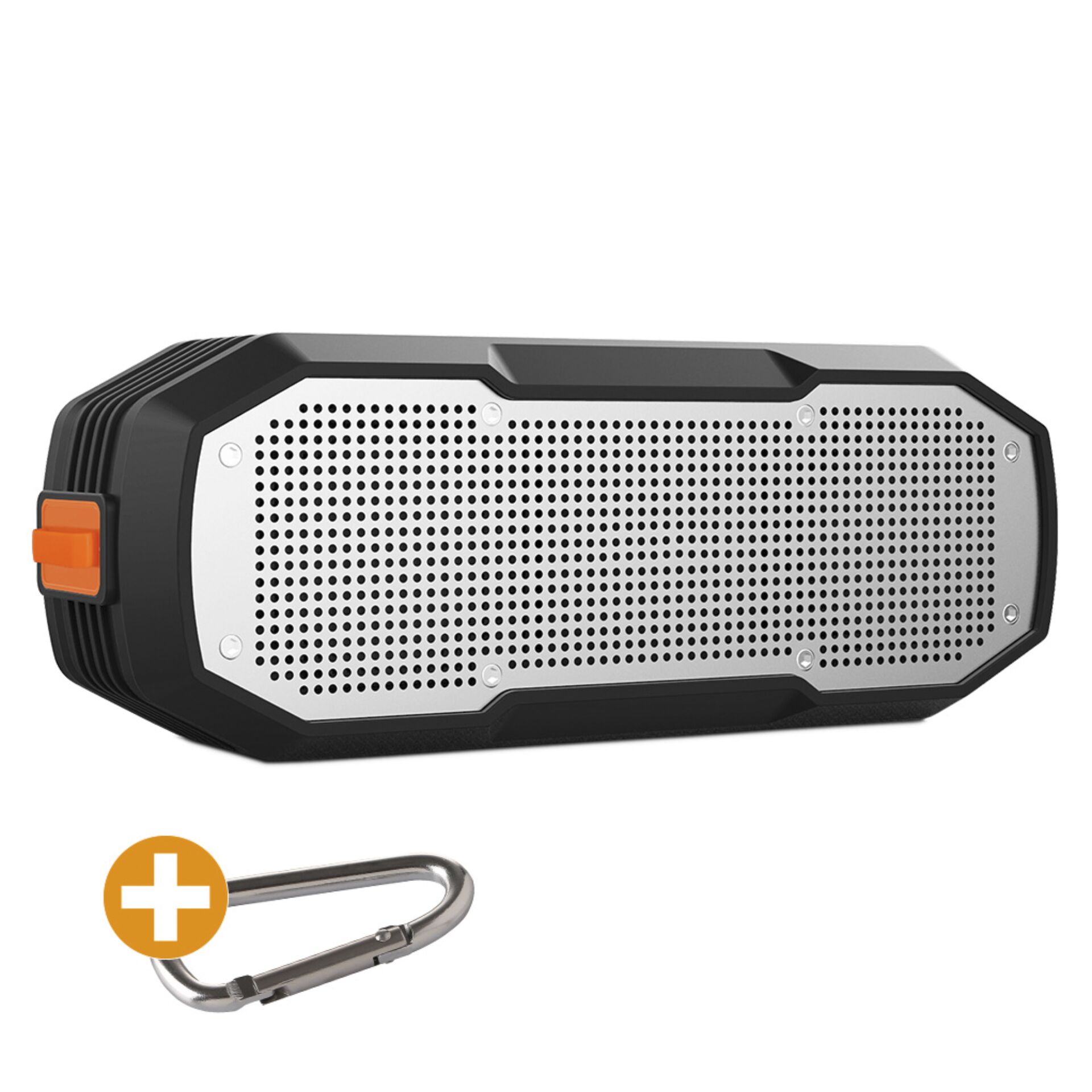 Fantec Novi T30 10 W Tragbarer Stereo-Lautsprecher silber 