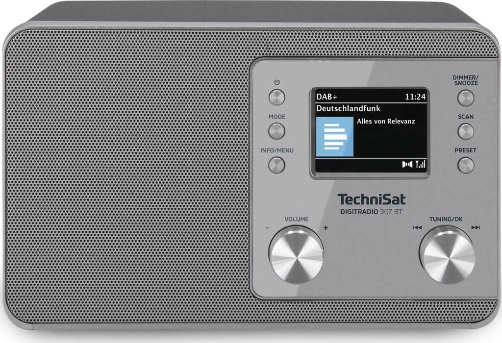 TechniSat Digitradio 307 BT Persönlich Analog & Digital Silber