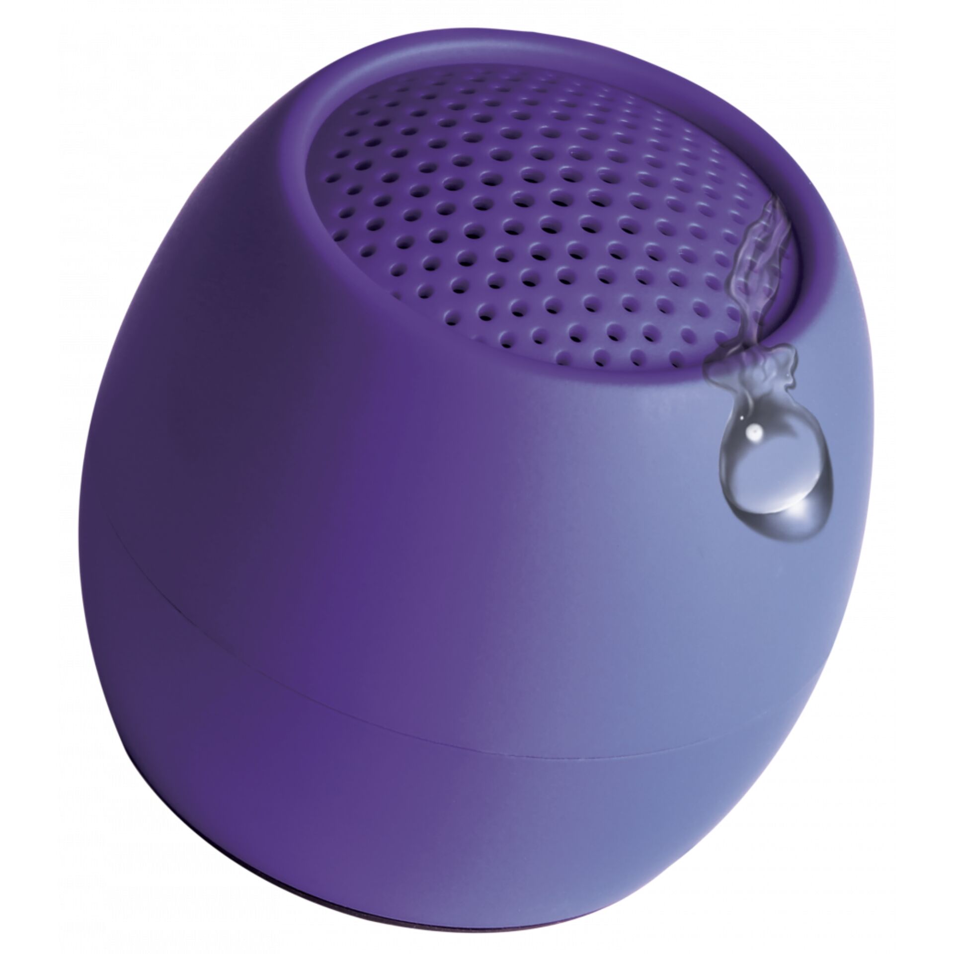 Boompods Zero Very Peri Bluetooth-Lautsprecher, 3W Peak, wasserfest (IPX6), Stereo-Pairing, Freisprecheinrichtung