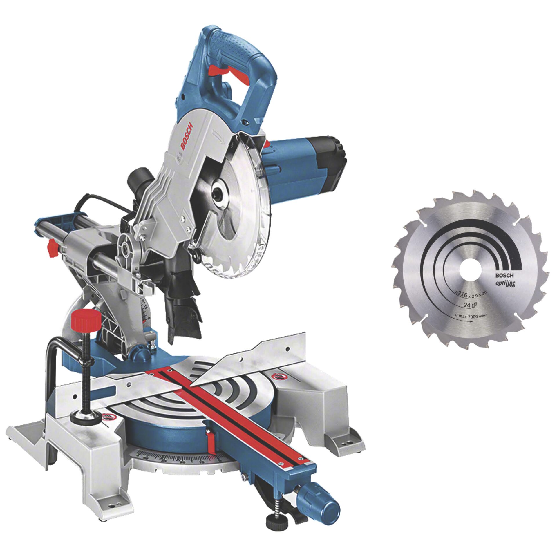 Bosch GCM 80 SJ + 2. Sägeblatt Paneelsäge