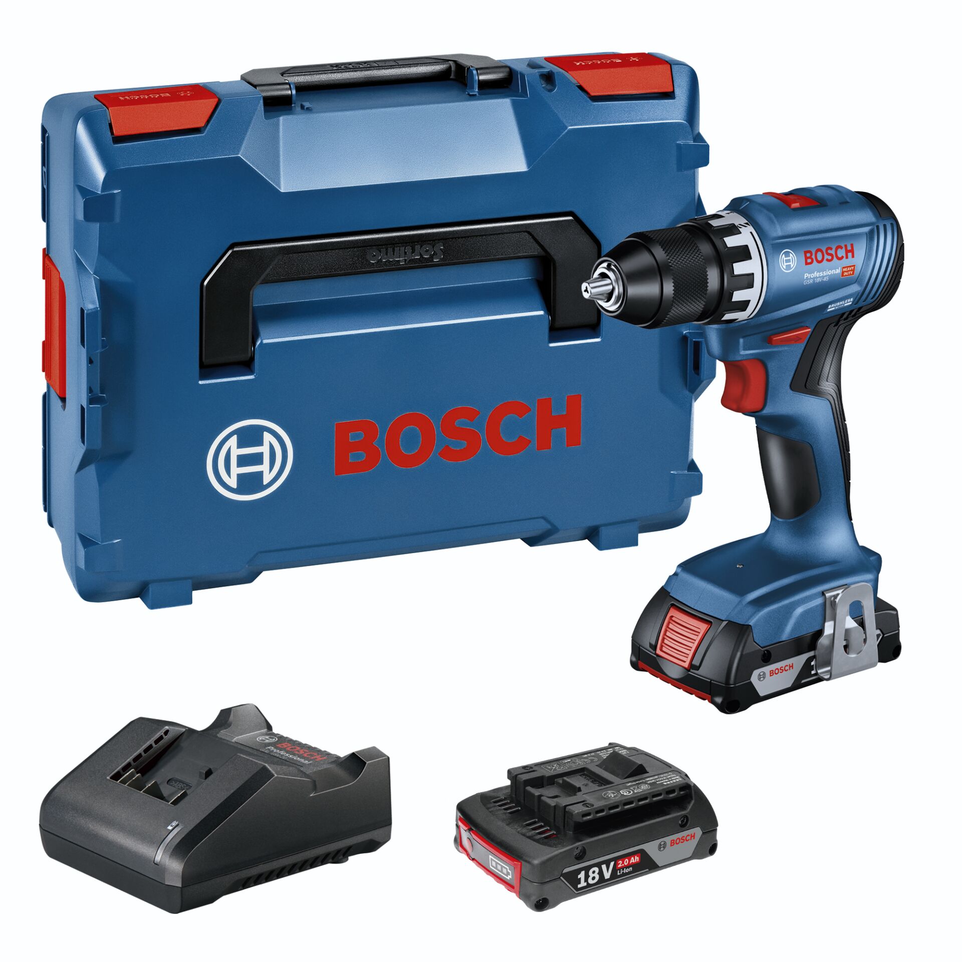 Bosch 0 601 9K3 203 Bohrmaschine 1900 RPM 900 g Schwarz, Blau, Rot