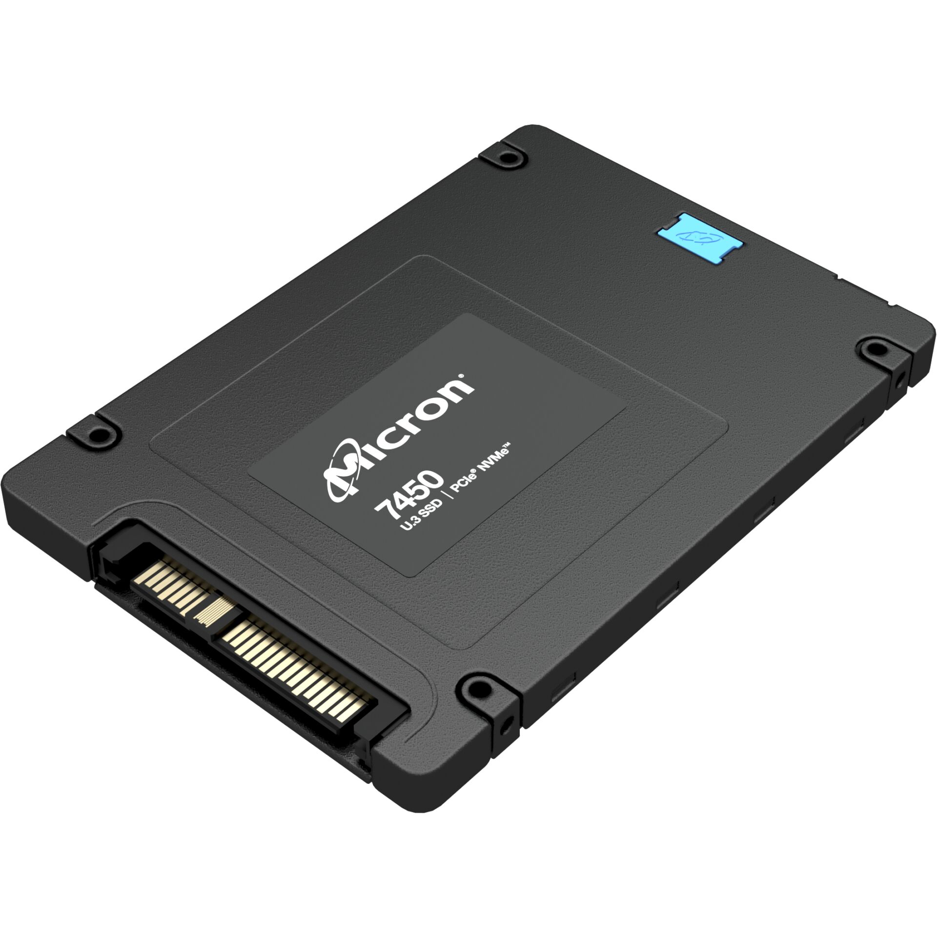 7.7 TB SSD Micron 7450 PRO - 1DWPD Read Intensive, U.3/SFF-TA-1001 (PCIe 4.0 x4/2x2), l: 6800MB/s, s: 5600MB/s,