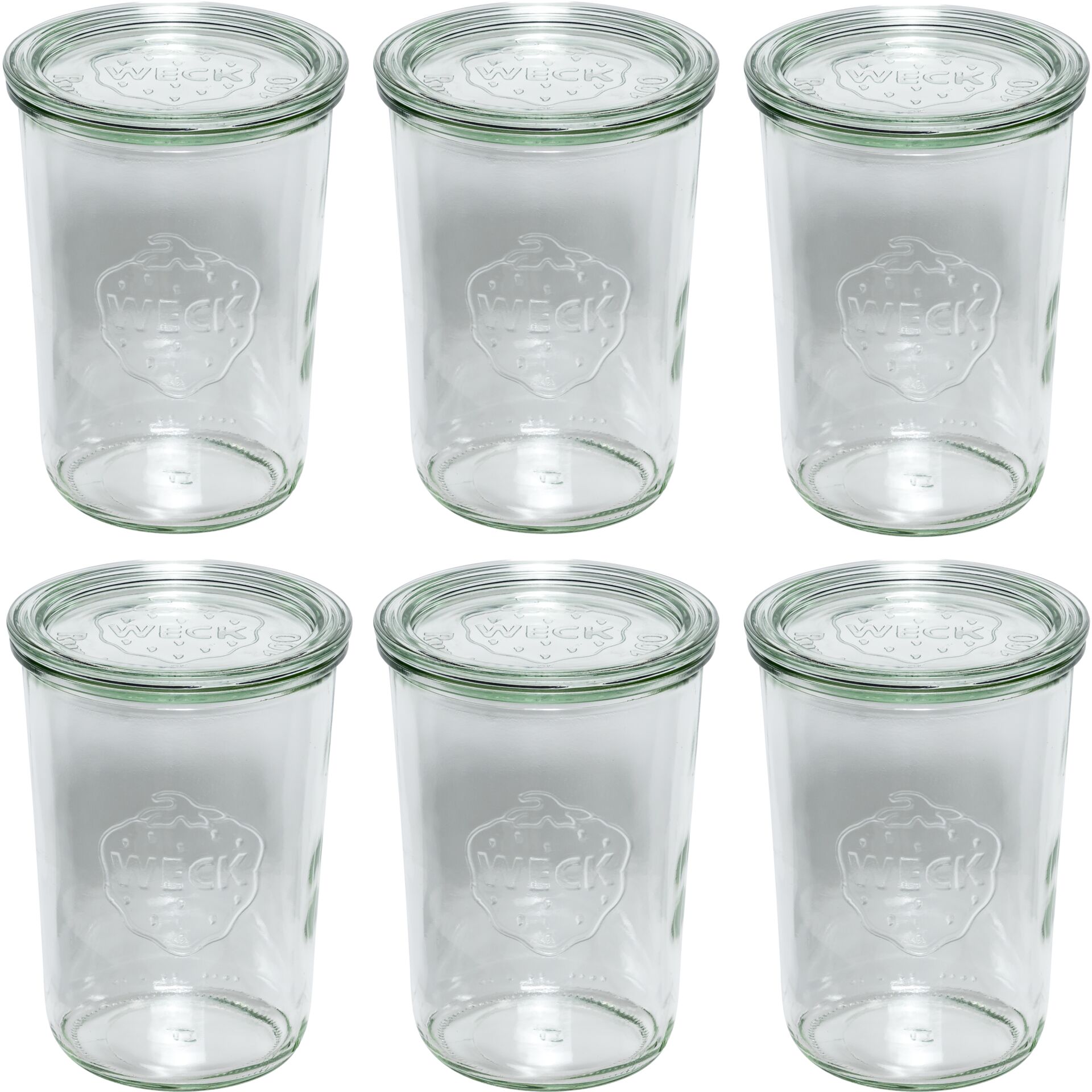 WECK Sturzglas 850ml 6er Pack