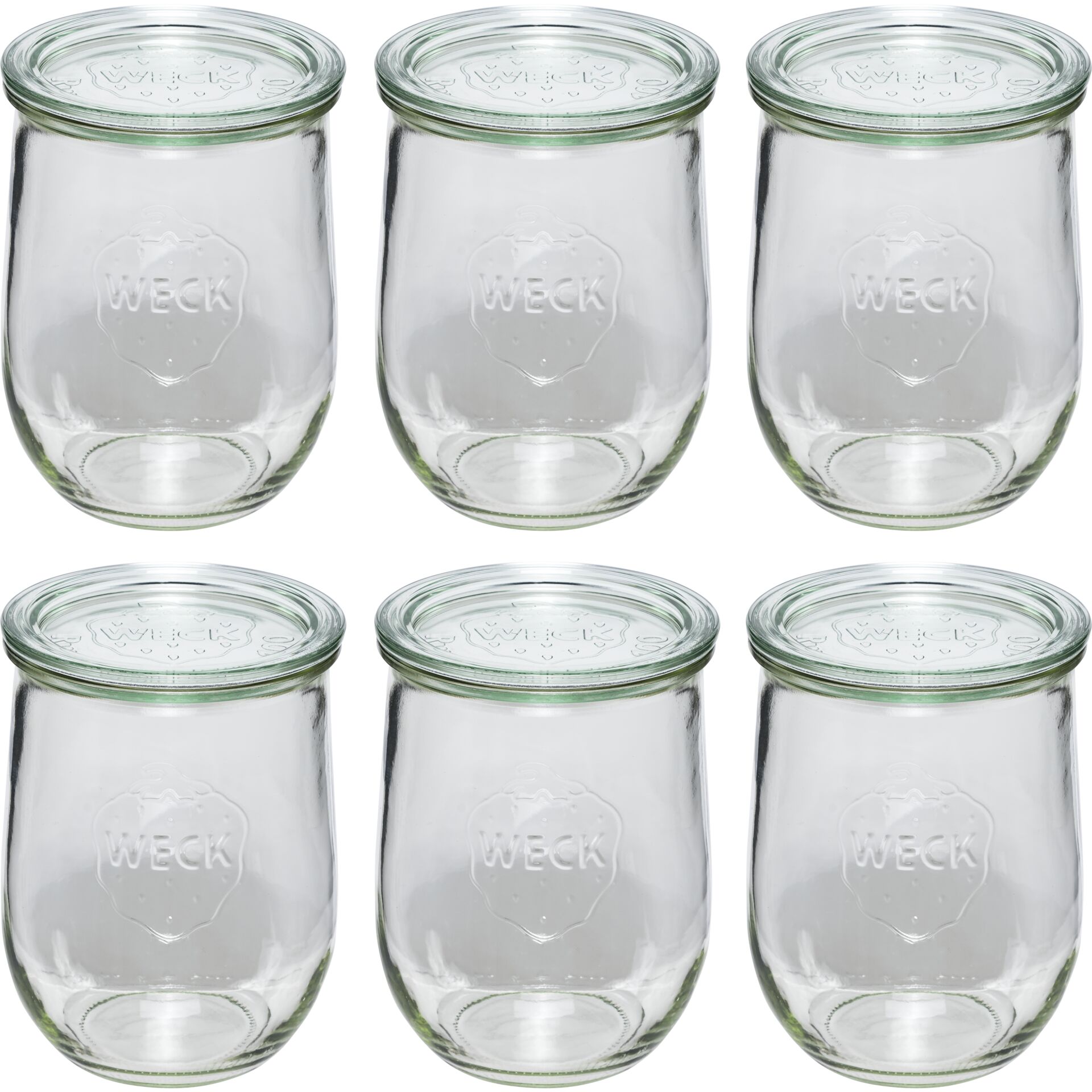 WECK Tulpenform-Glas 1062ml 6er Pack