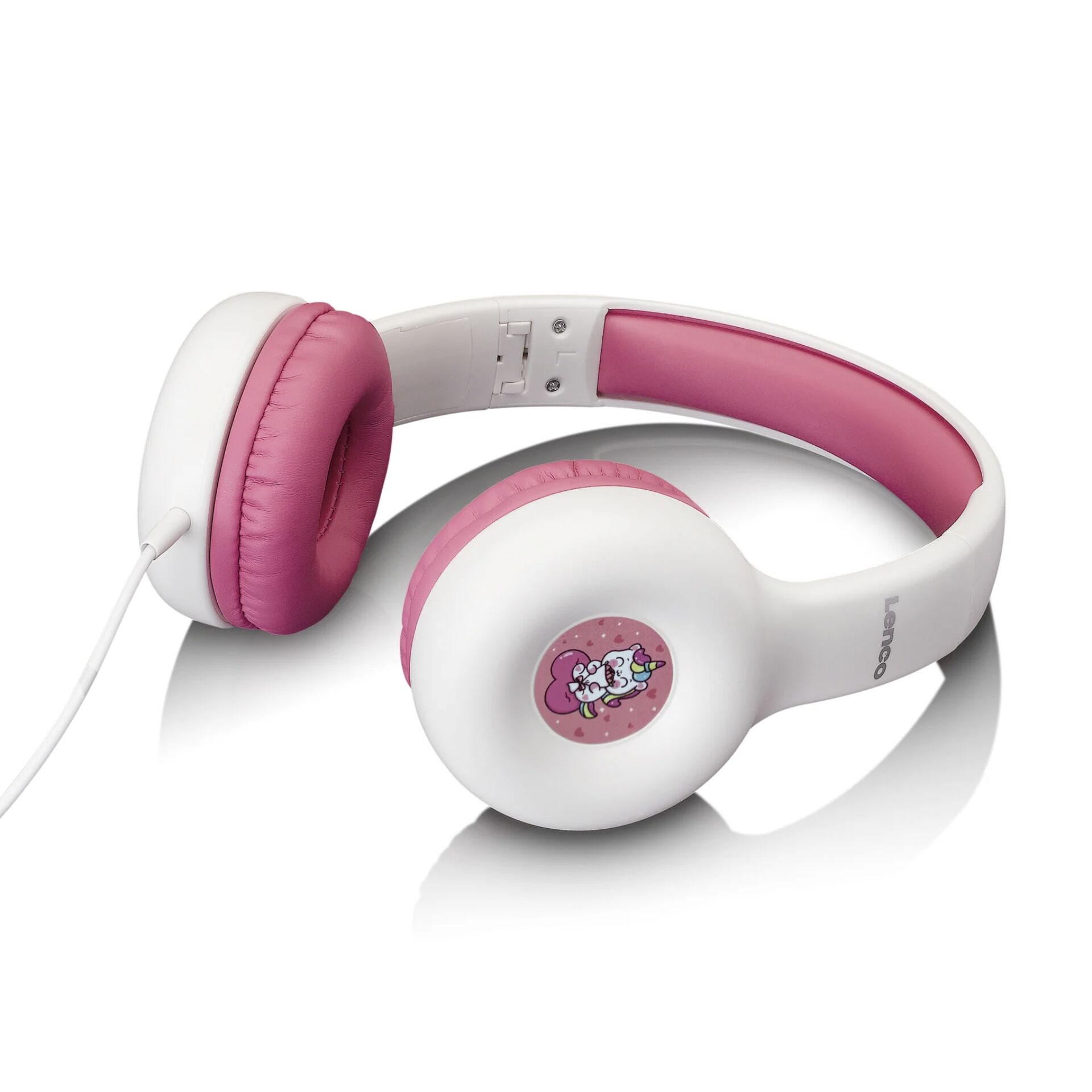 Lenco HP-010 pink, Kopfhörer On-Ear, 3.5mm Klinke