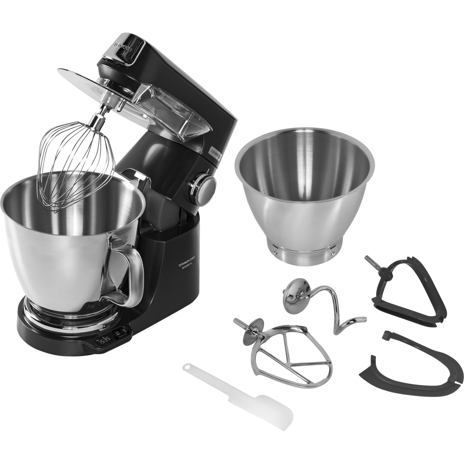 Kenwood KVL85.004BK Mixer Standmixer 1200 W Schwarz, Edelstahl