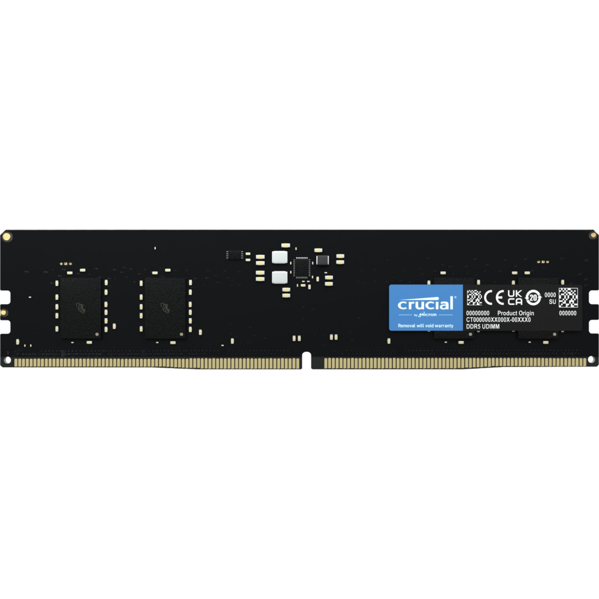 Crucial 8GB (1x8GB) DDR5-5600 CL46 RAM Arbeitsspeicher Speichermodul 5600 MHz ECC