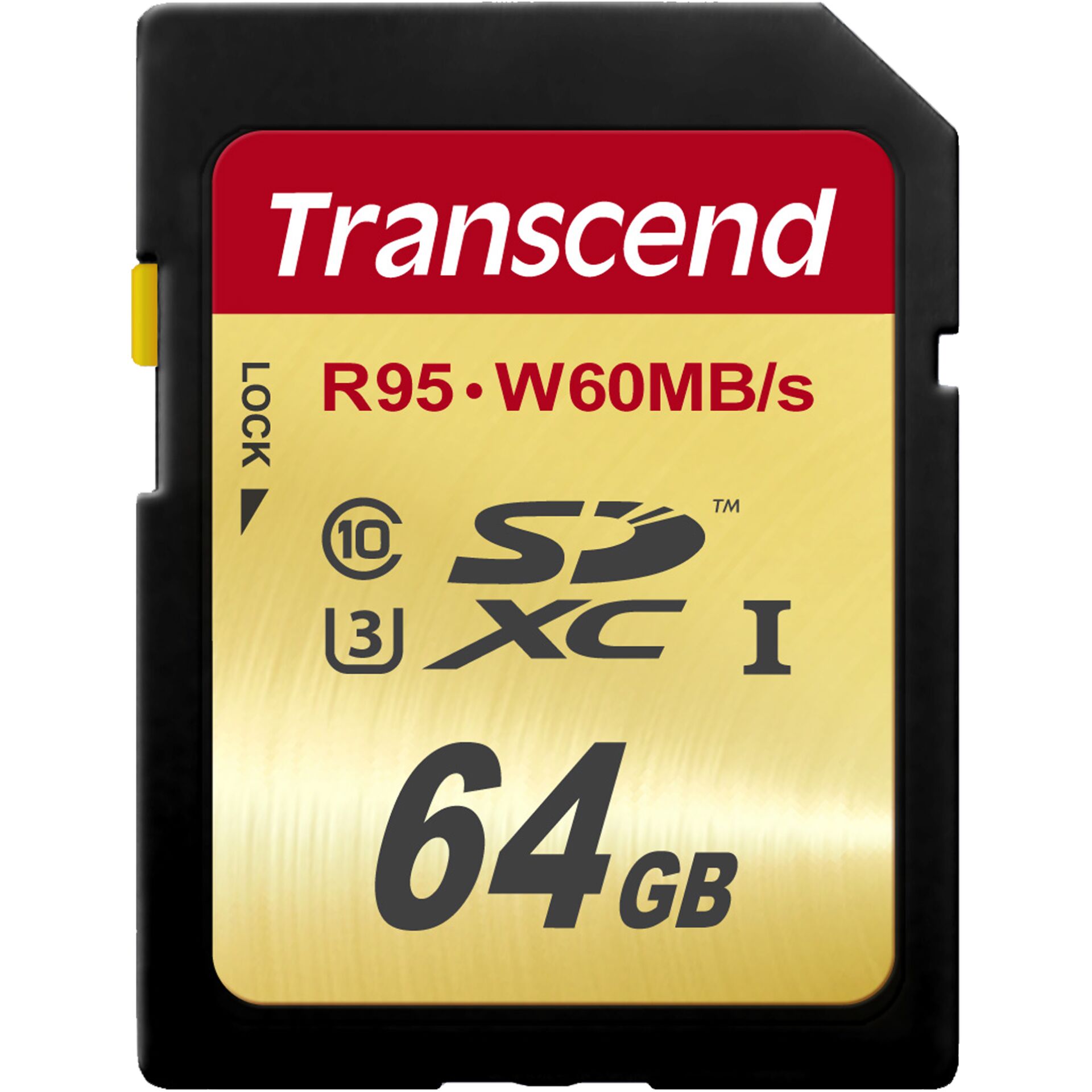 64GB Transcend R95 Class10 SDXC Speicherkarte 