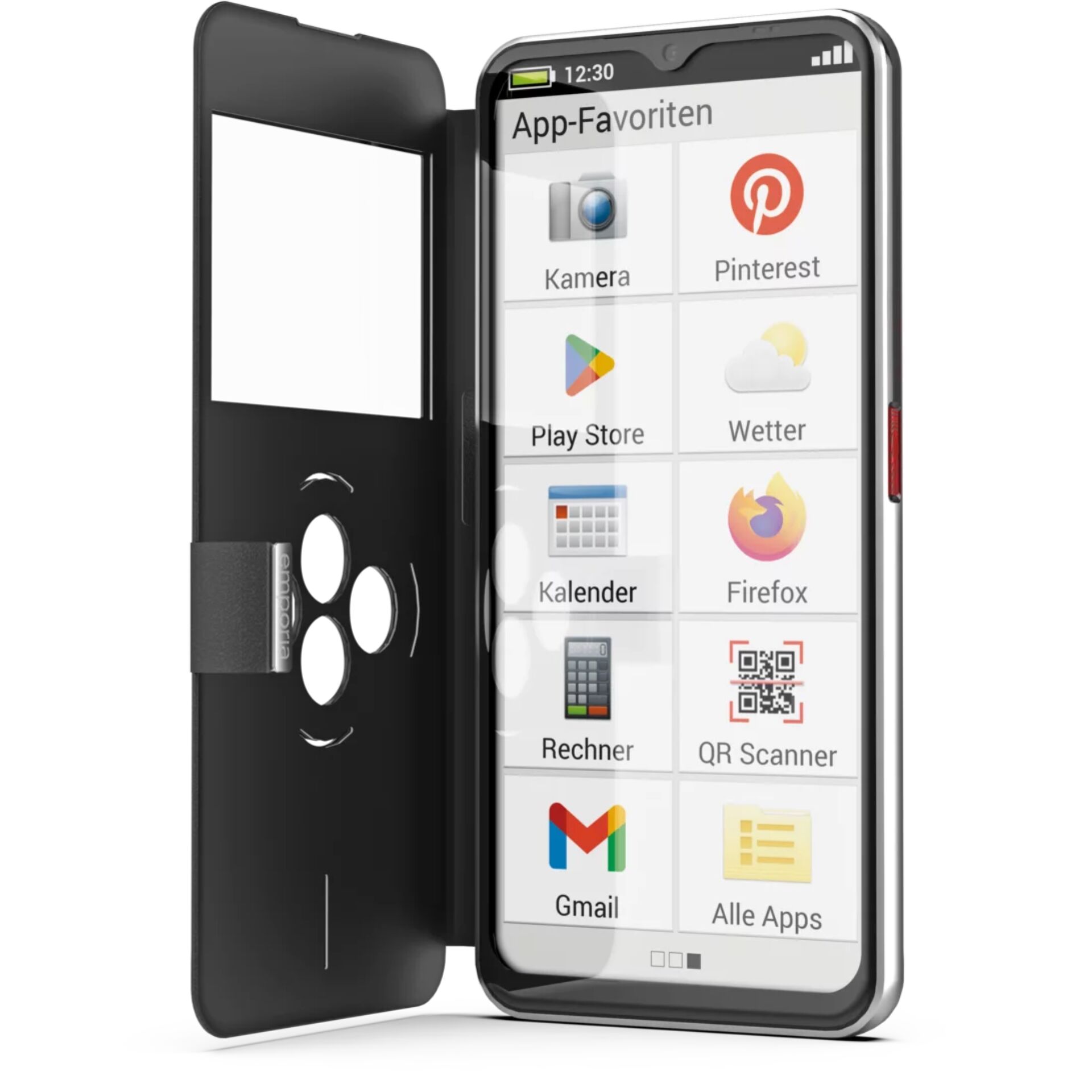 Emporia SMART.6 schwarz, 6.58 Zoll, 50.0MP, 6GB, 128GB, Android Smartphone