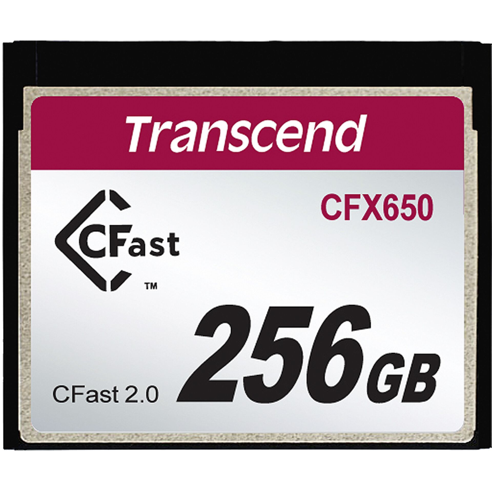 256GB CompactFlash Transcend 650x lesen: 510MB/s, schreiben: 370MB/s