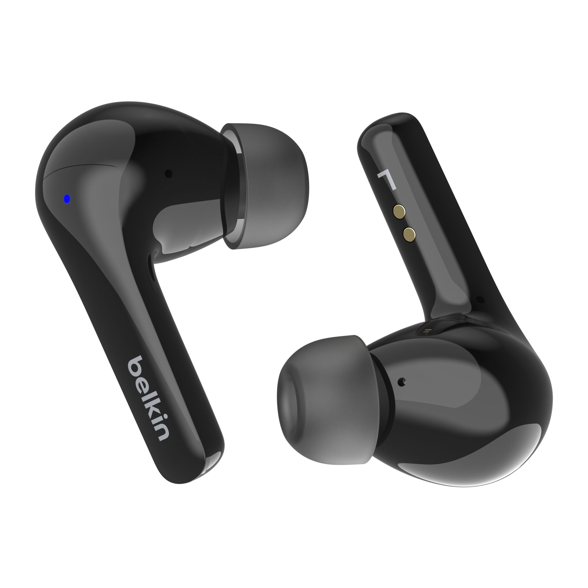 Belkin SoundForm Motion Kopfhörer True Wireless Stereo (TWS) im Ohr Anrufe/Musik/Sport/Alltag Bluetooth Schwarz