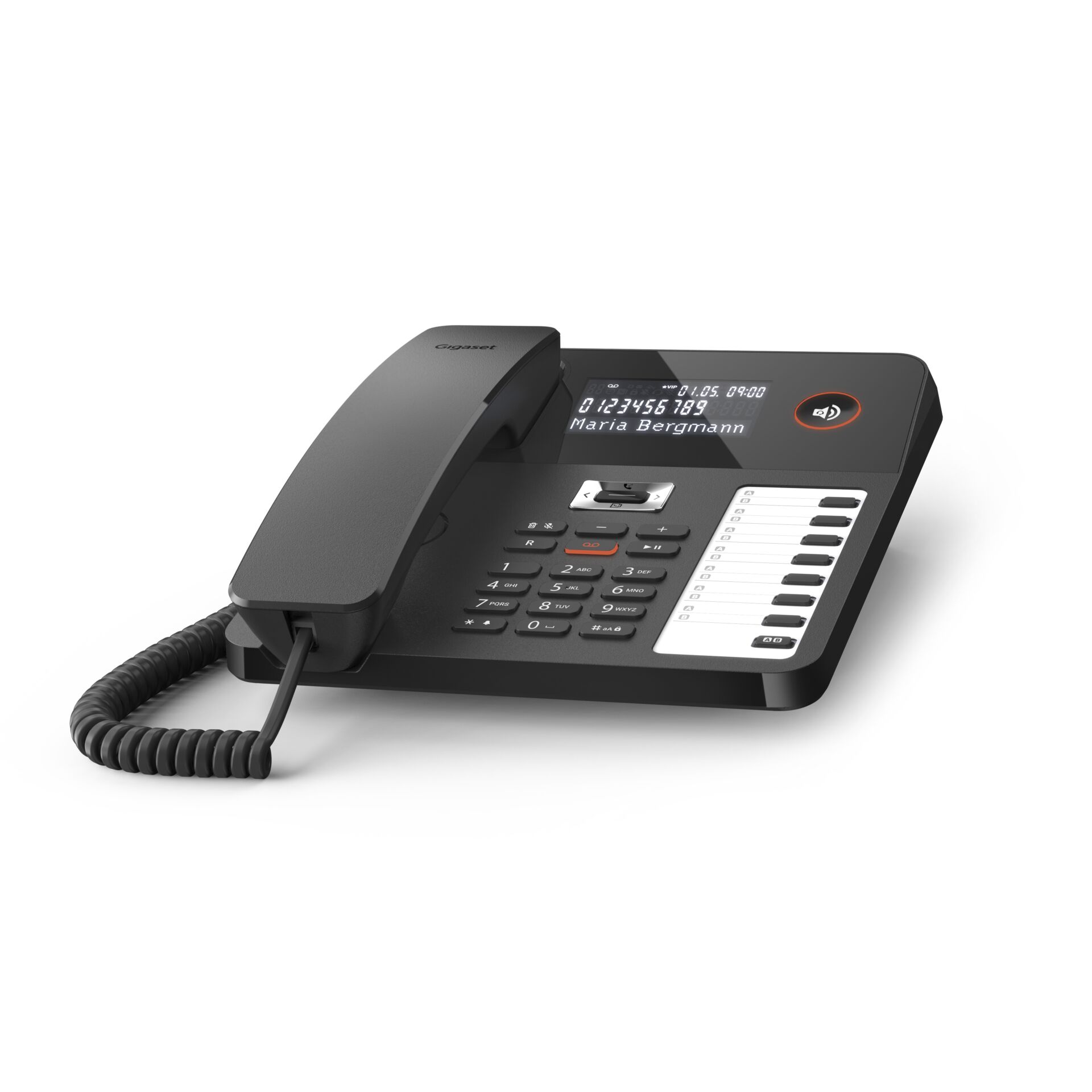 Gigaset DESK 800A DECT-Telefon Schwarz