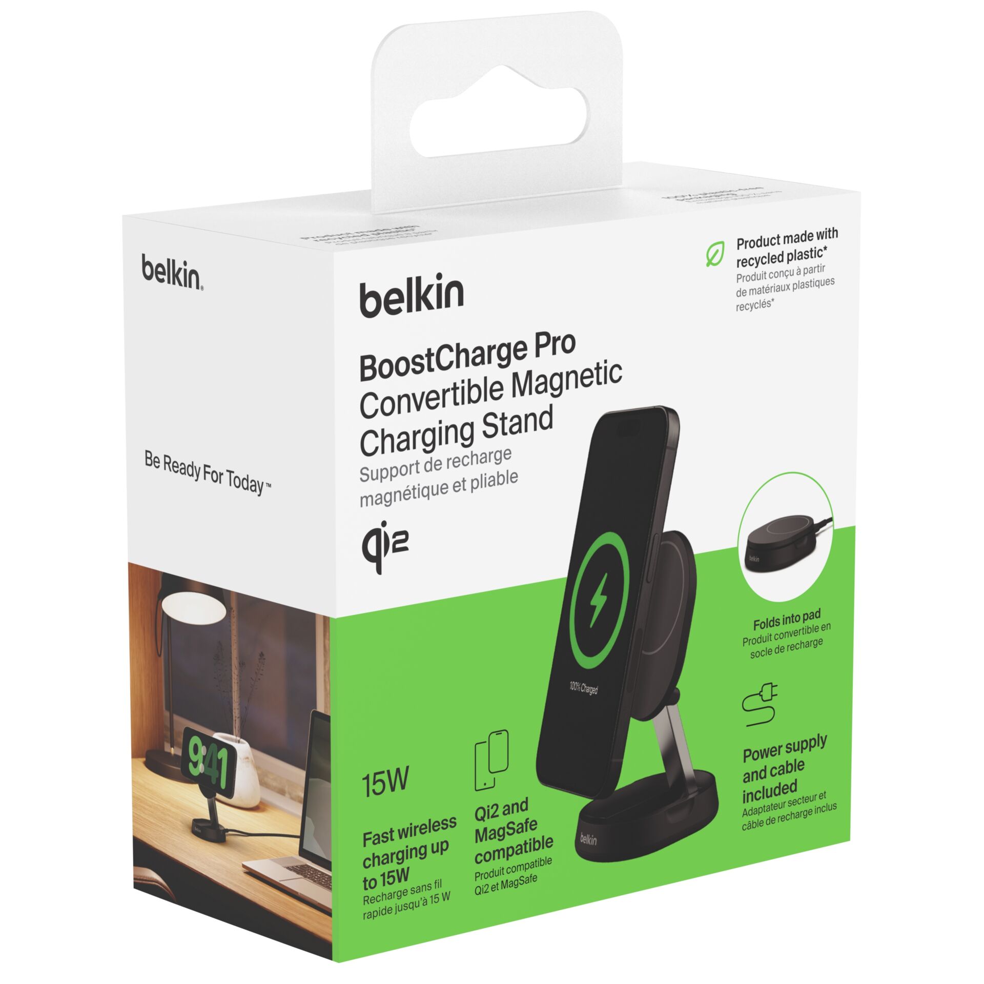 Belkin BoostCharge Pro Smartphone Schwarz AC Kabelloses Aufladen Schnellladung Drinnen