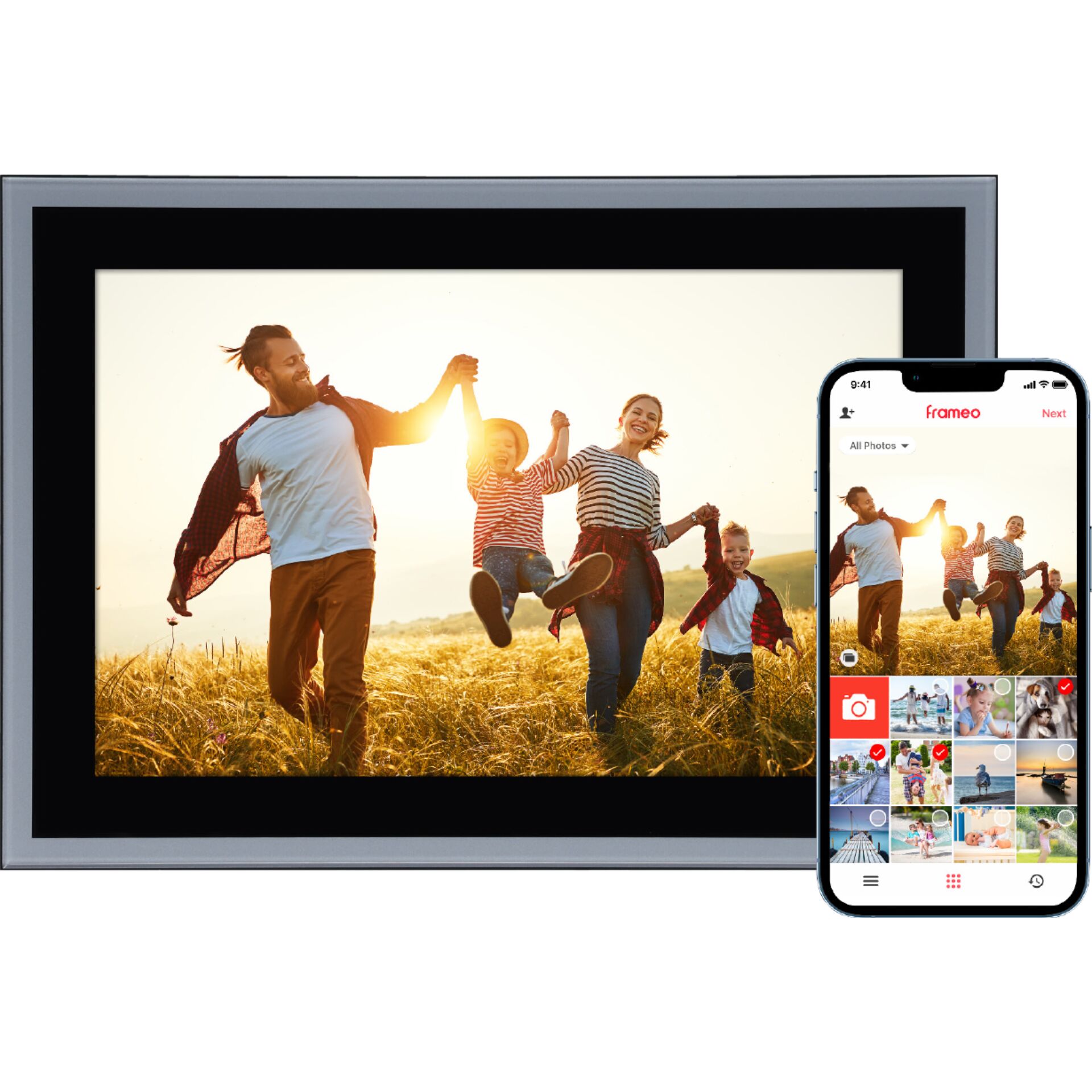 Rollei Smart Frame WiFi 102 Digitaler Bilderrahmen Schwarz 25,6 cm (10.1) Touchscreen WLAN
