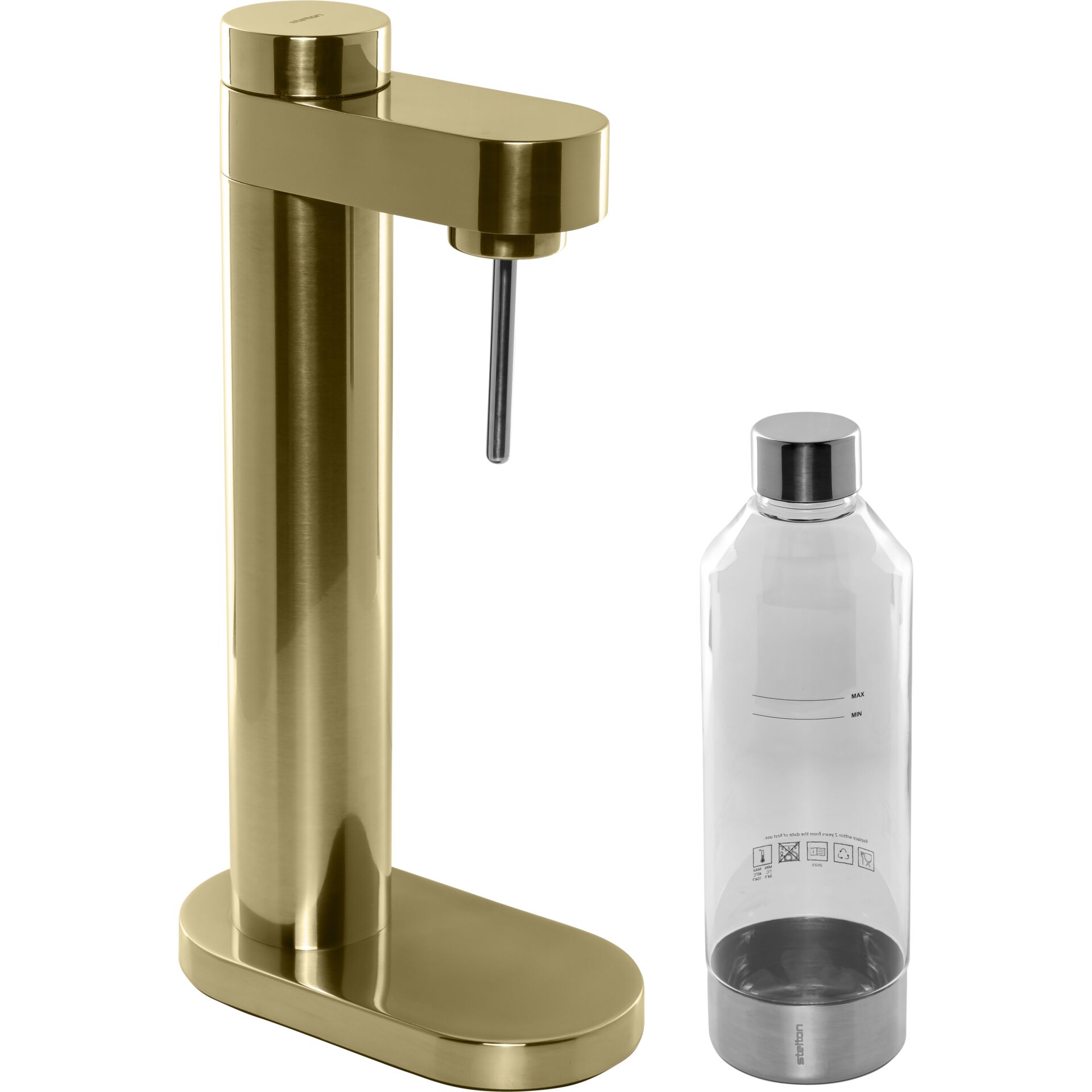 Stelton Brus Carbonator brushed brass