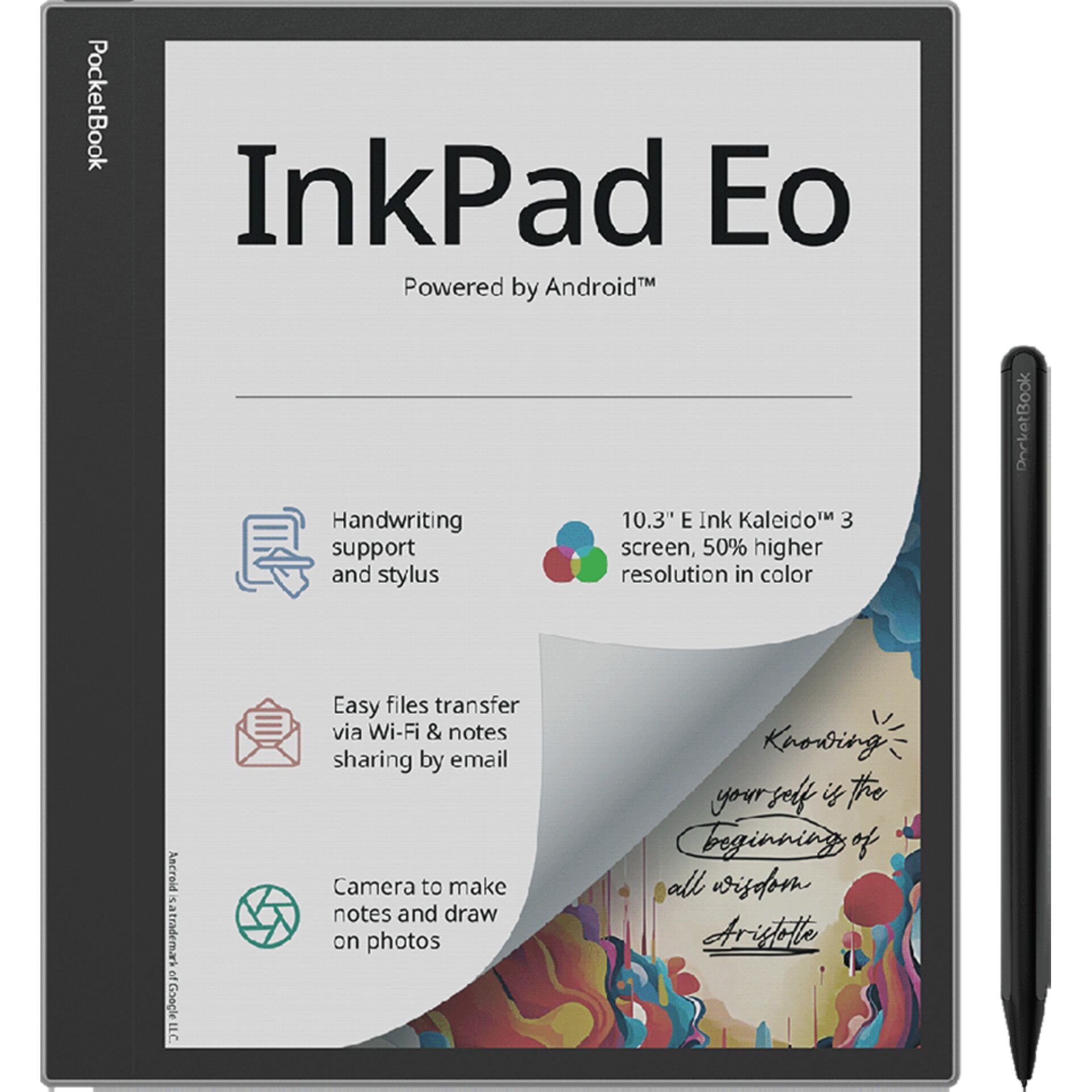 PocketBook InkPad Eo eBook-Reader Touchscreen 64 GB WLAN Grau