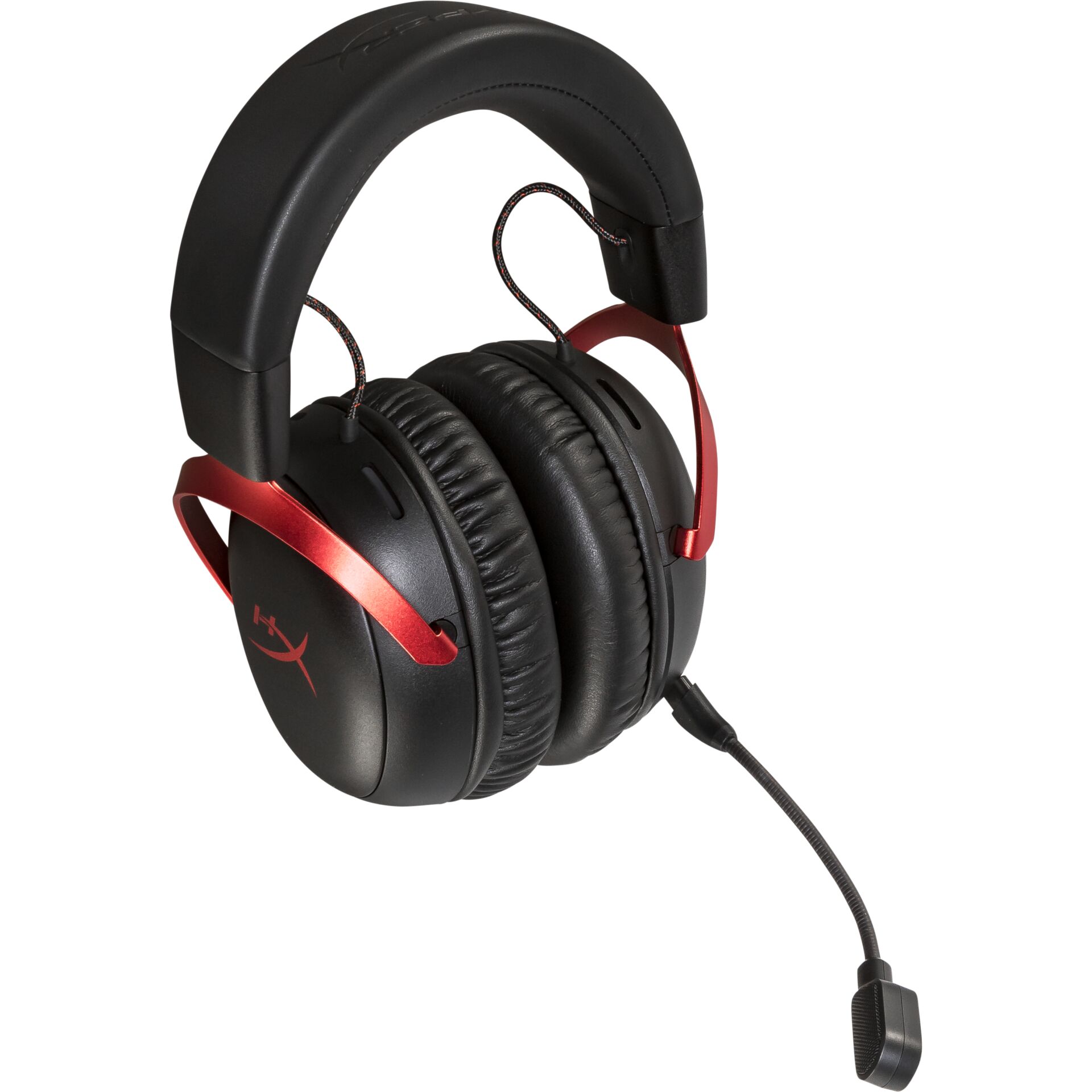 HP HyperX Cloud III Wireless schwarz/rot, Kopfhörer Over-Ear, USB-C 2.0