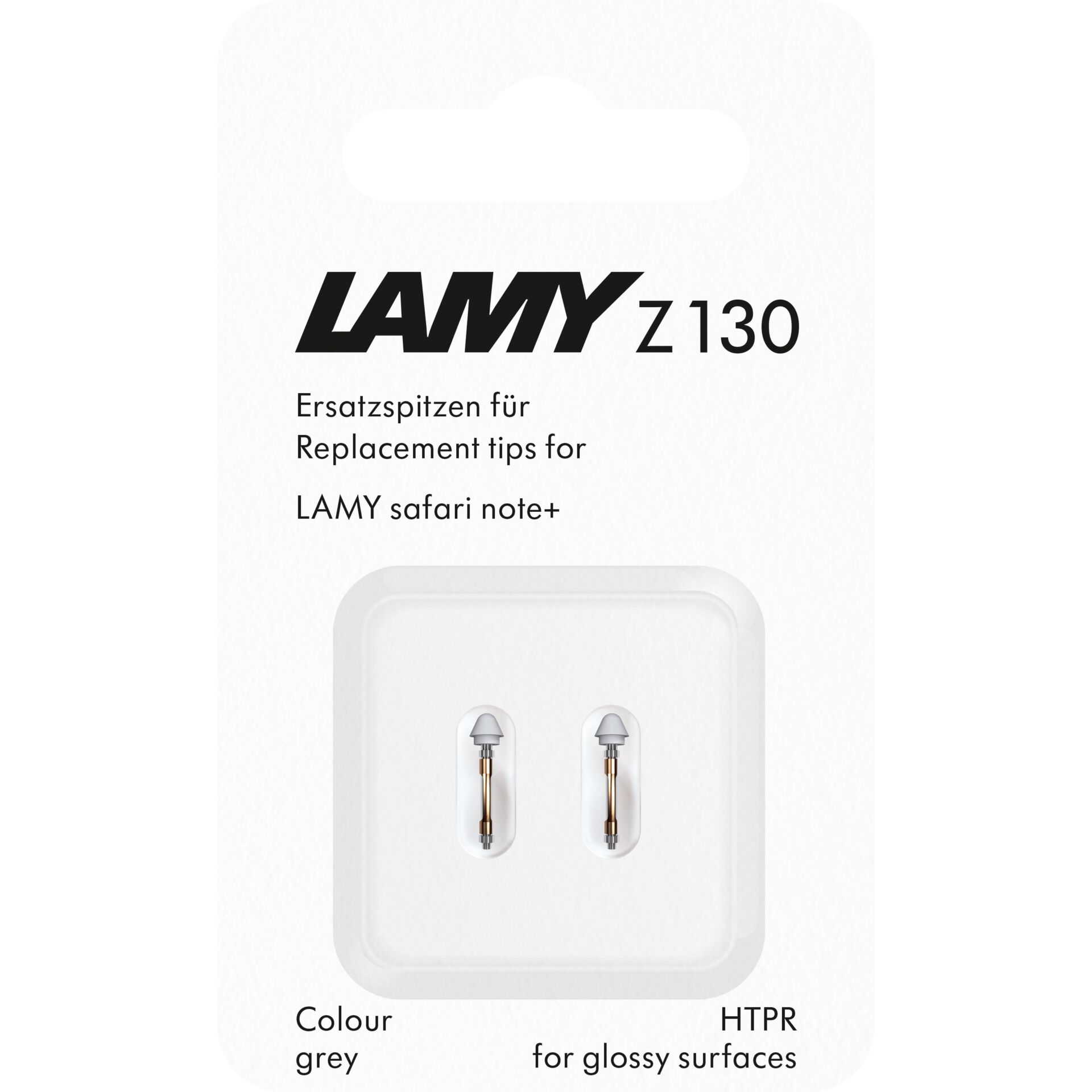 1x2 LAMY Ersatzspitze Z 130 grey