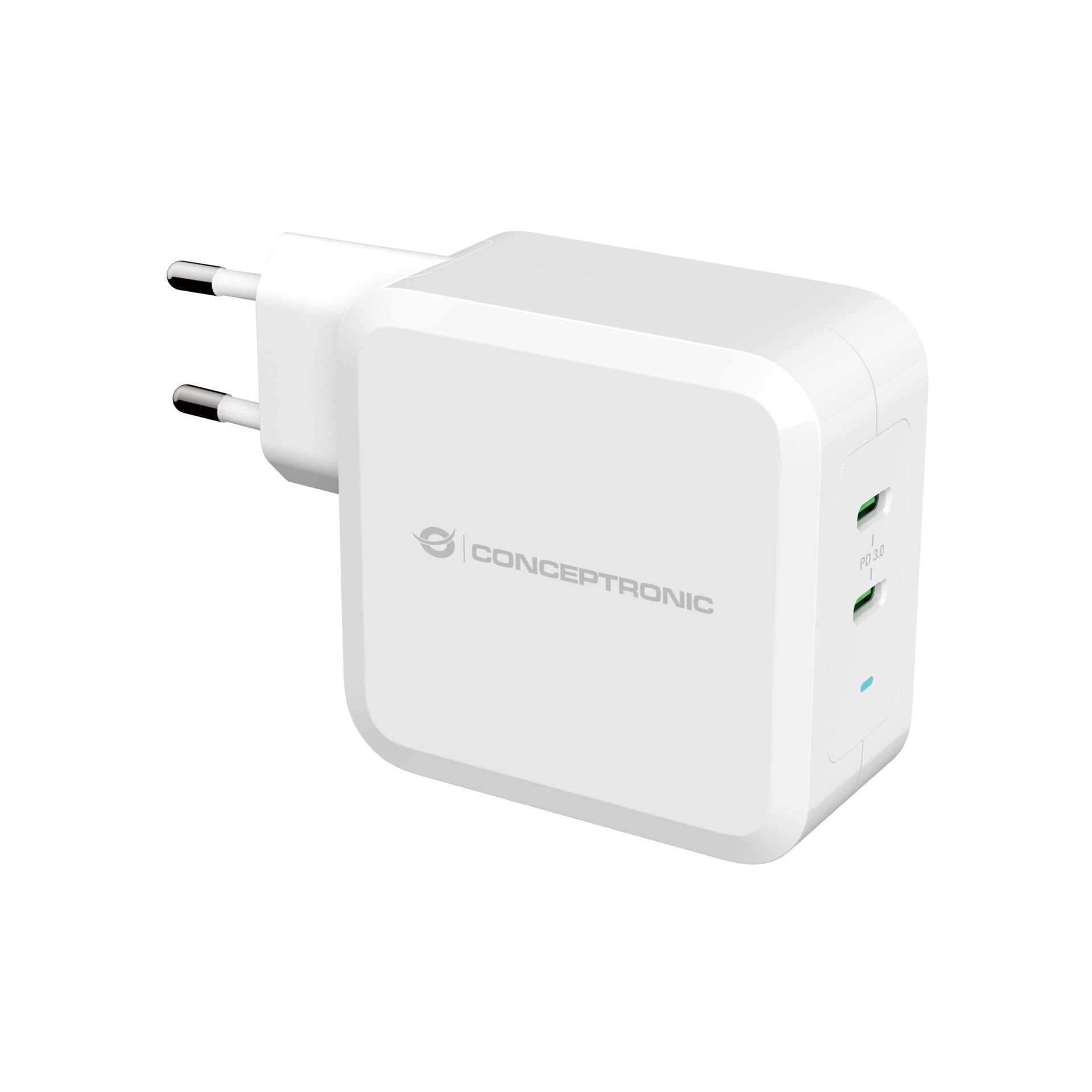 Conceptronic ALTHEA 2-Port 100W GaN USB-C PD-Ladegerät