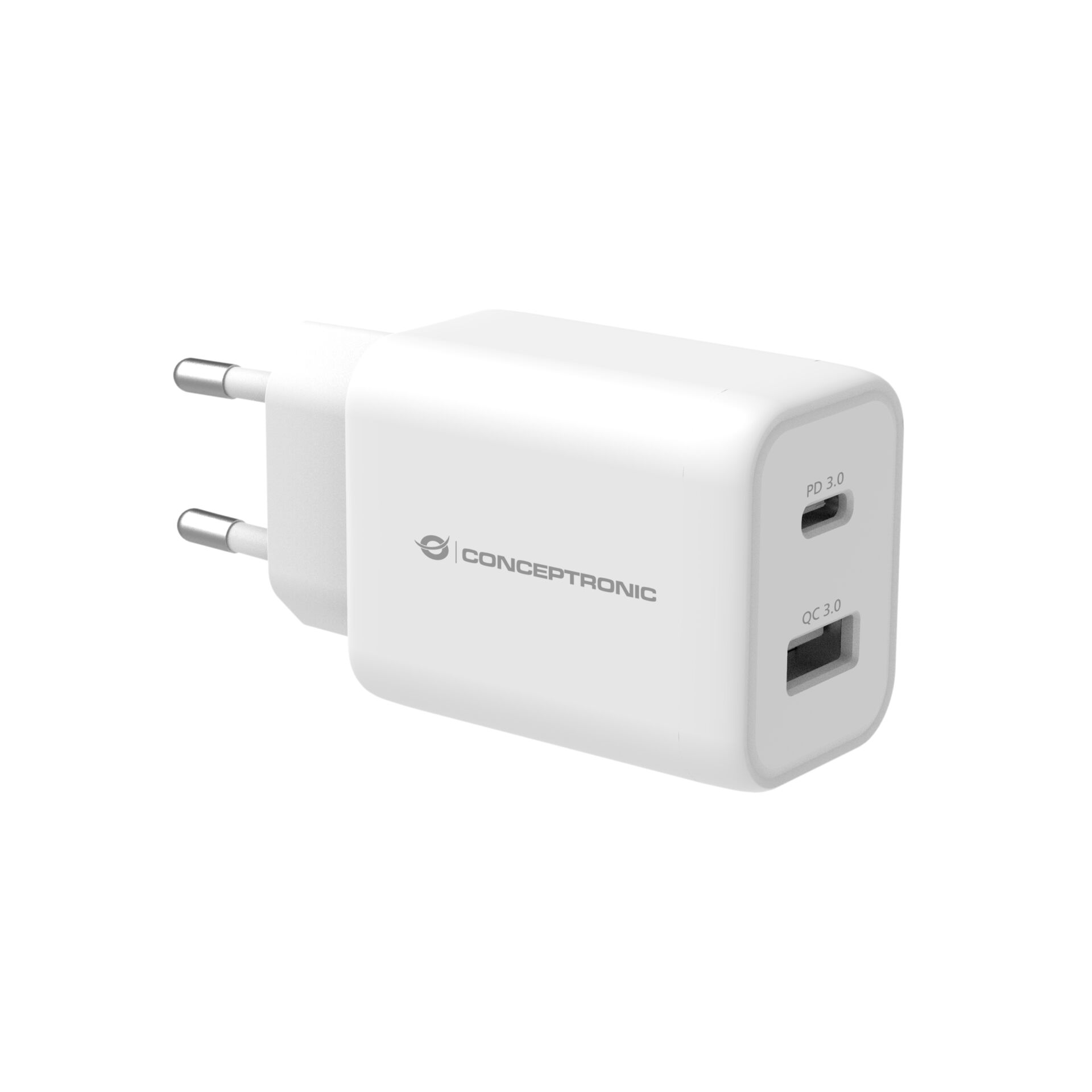 Conceptronic ALTHEA 2-Port 33W USB PD-PPS-Ladegerät, QC 3.0