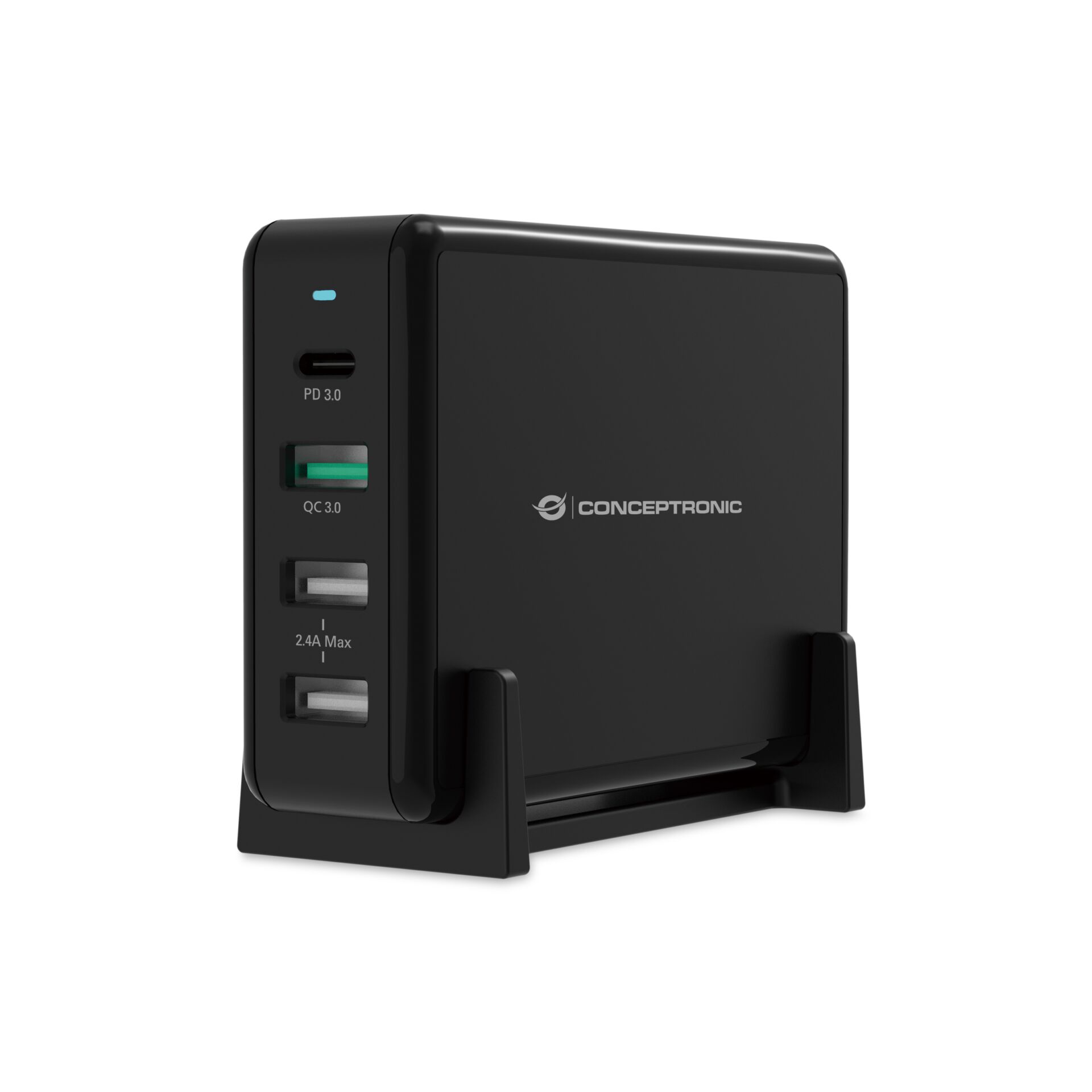 Conceptronic OZUL01B 4-Port 65W USB-PD Ladegerät