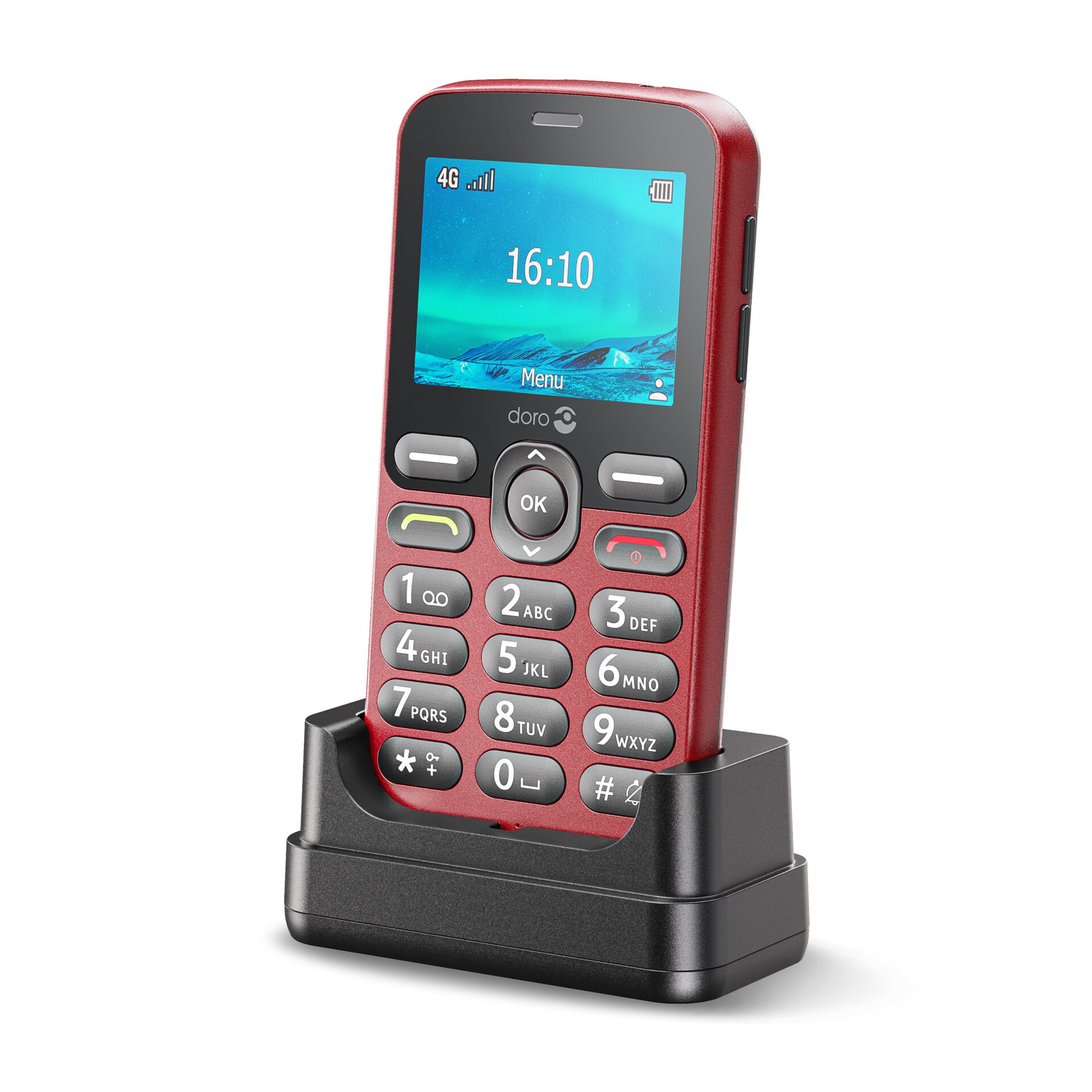 Doro 1880 113,7 g Rot Einsteigertelefon