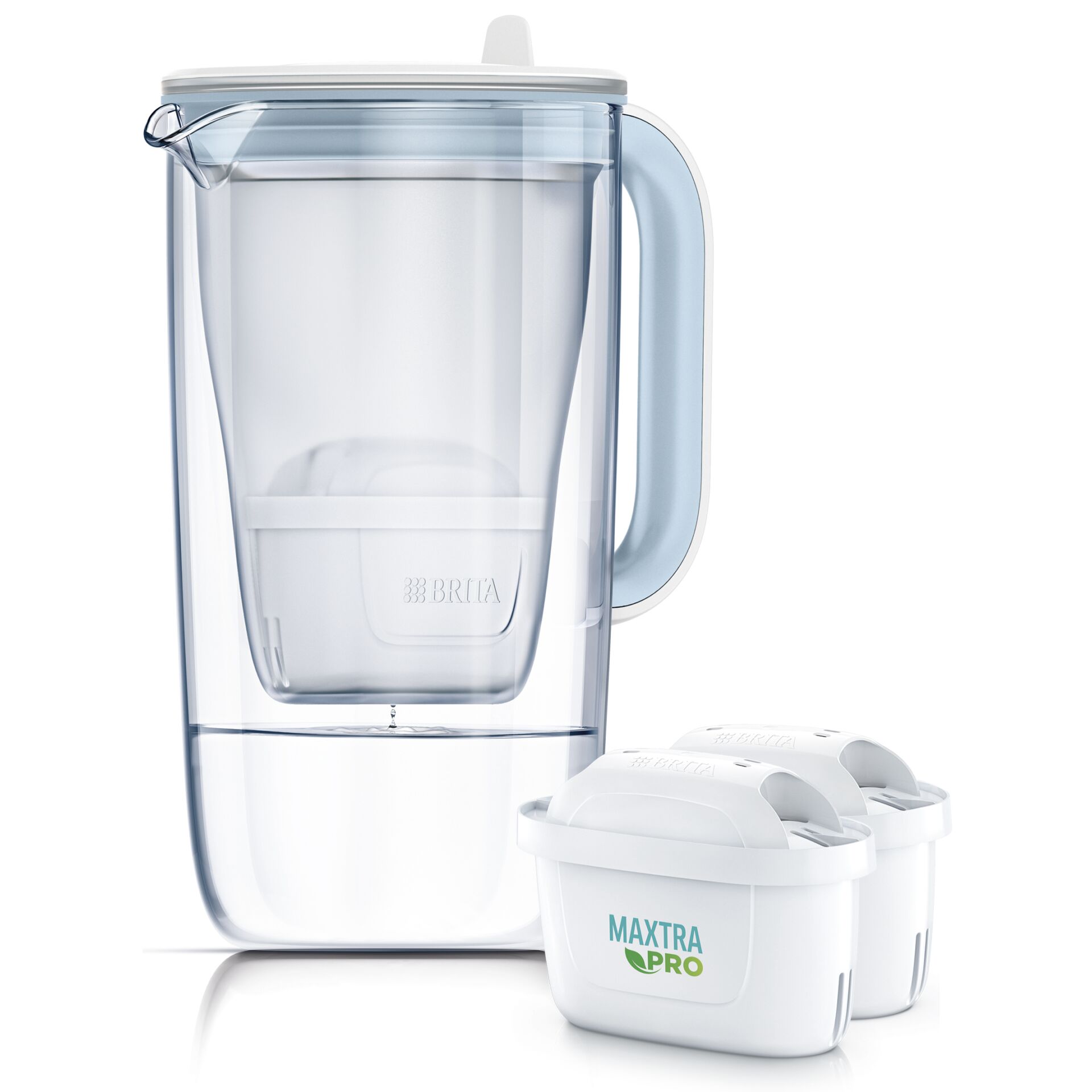 Brita Glas Kanne Model One inkl. 2 MAXTRA PRO