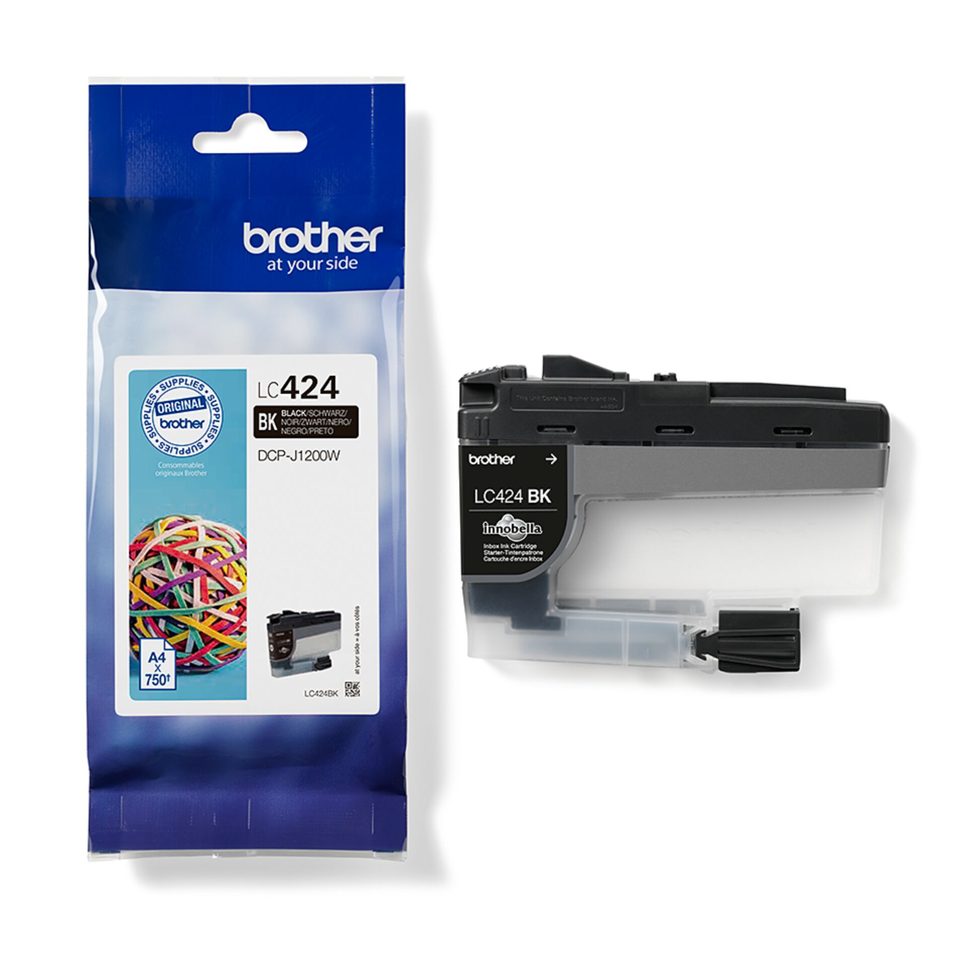 Brother Tinte LC424BK schwarz 750 Seiten