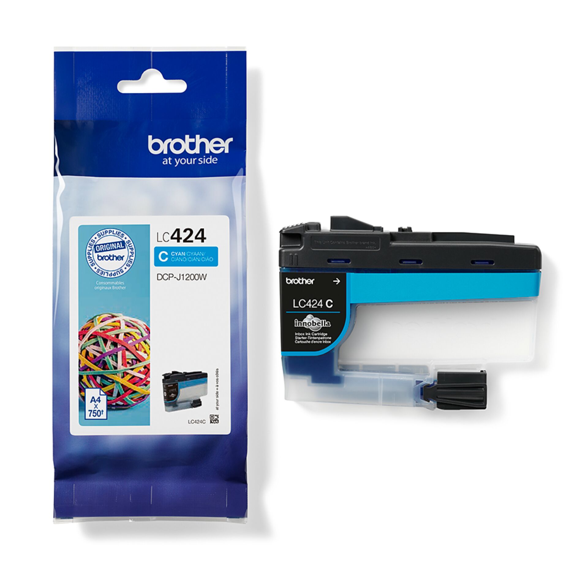 Brother Tinte LC424C cyan 750 Seiten